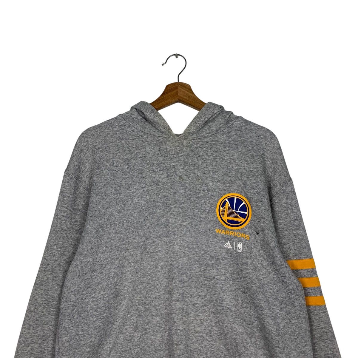 Adidas ADIDAS NBA WARRIORS Pullover Hoodies Sweatshirt #1965-C85 Size US M / EU 48-50 / 2 - 11 Thumbnail