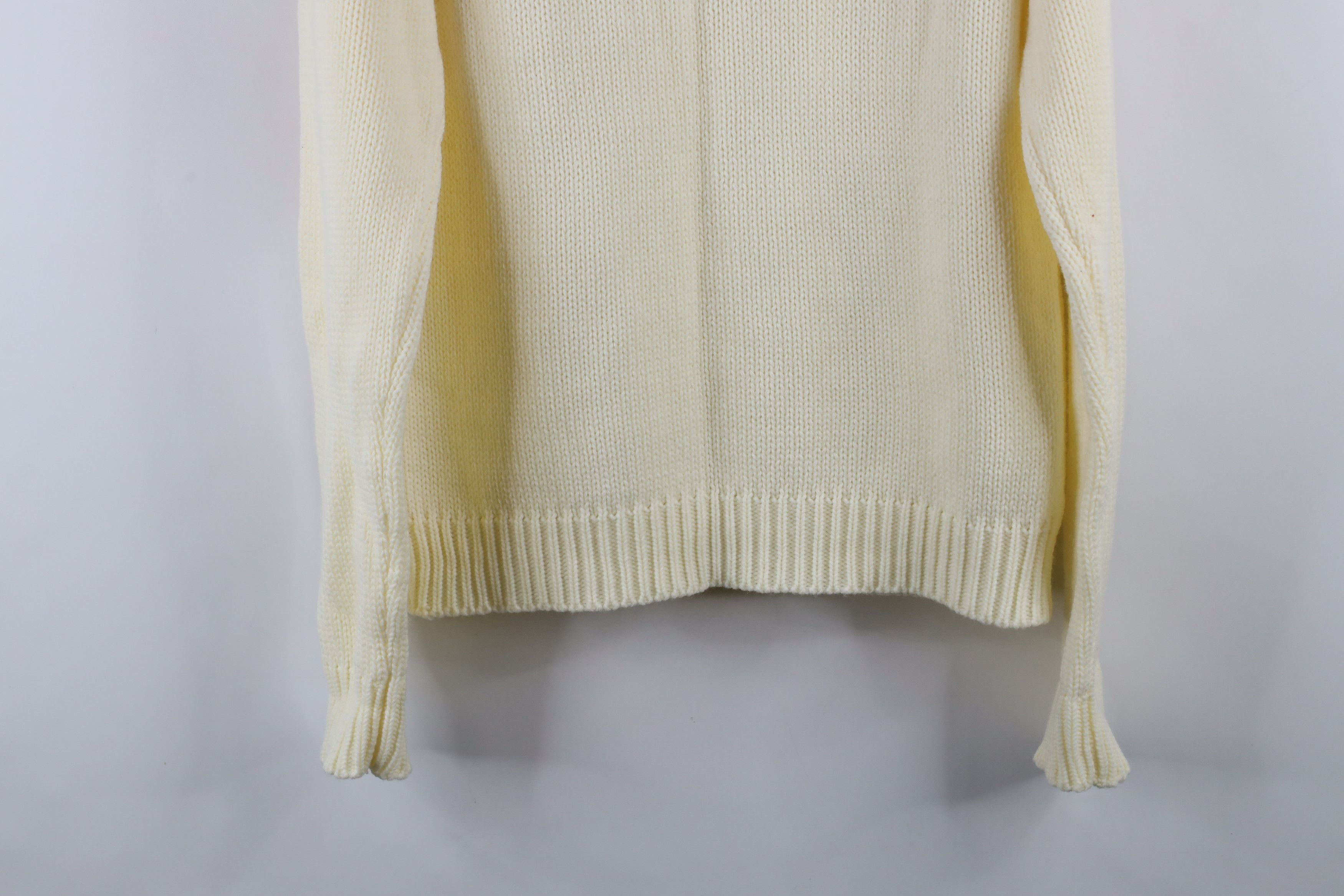 Vintage Vintage 70s Streetwear Knit Fisherman Turtleneck Sweater Size US L / EU 52-54 / 3 - 7 Thumbnail