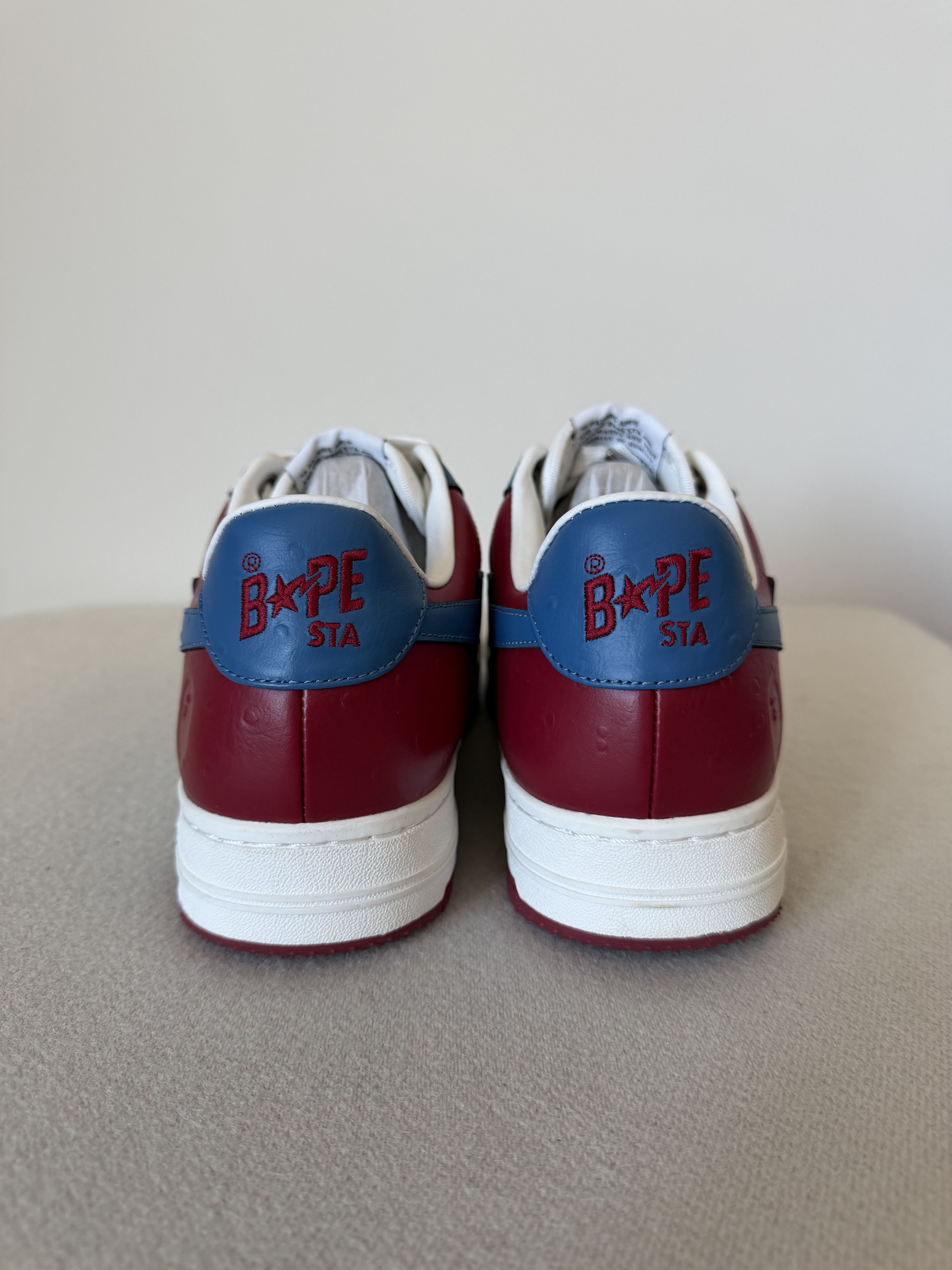 Bape Bape Sta #3 Ostrich in Red Blue Size US 12 / EU 45 - 5 Thumbnail