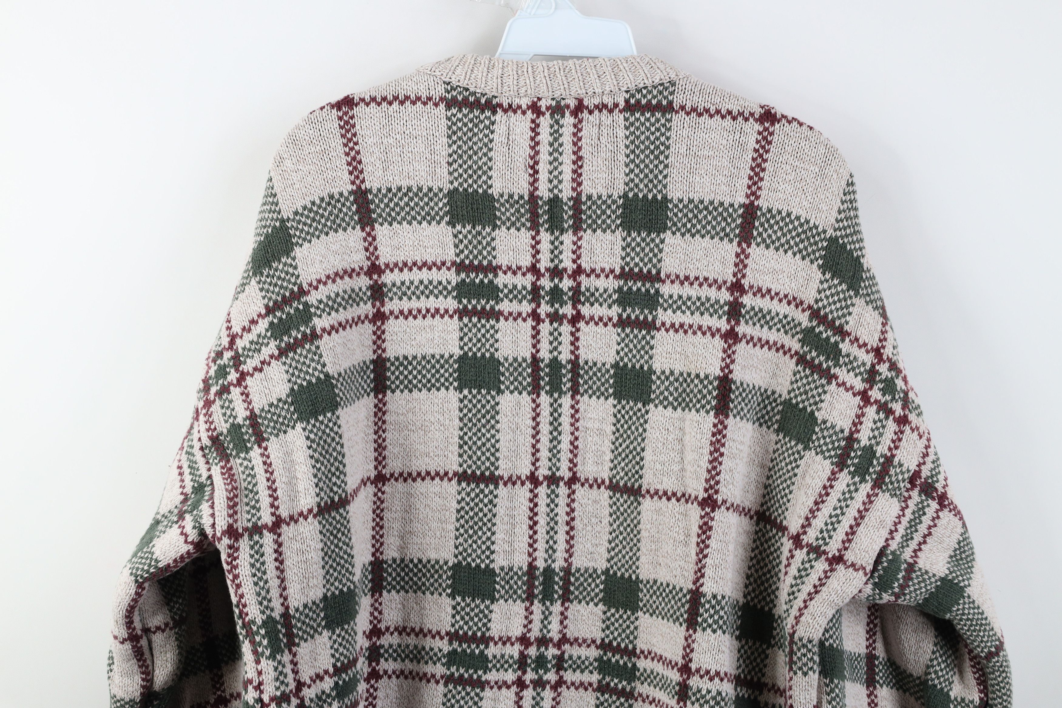 Vintage Vintage 90s Streetwear Double Thick Cotton Knit Sweater USA Size US L / EU 52-54 / 3 - 11 Thumbnail