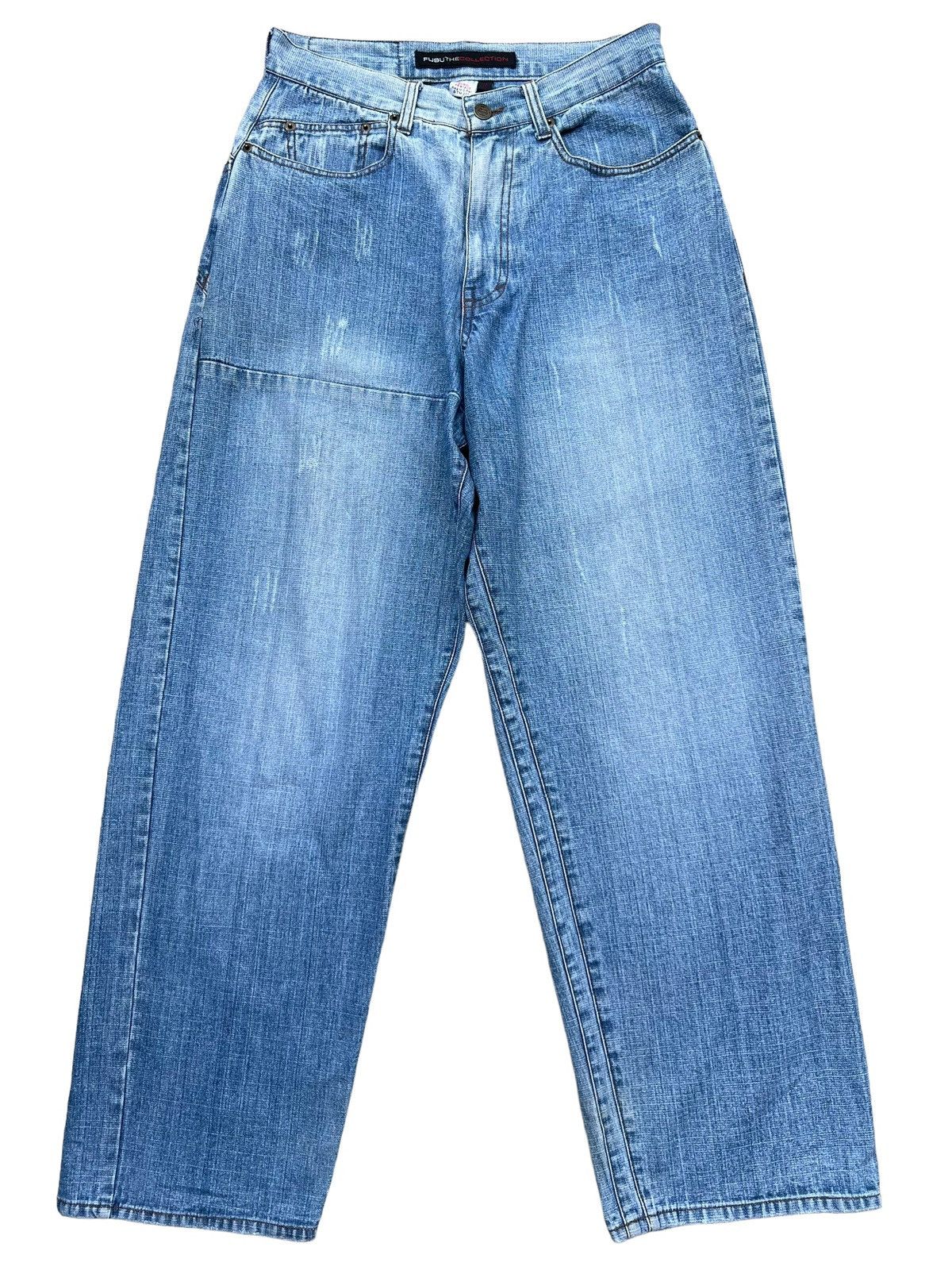 JNCO Vintage Y2k Fubu Baggy Denim Jeans 30x31 Size US 30 / EU 46 - 2 Thumbnail