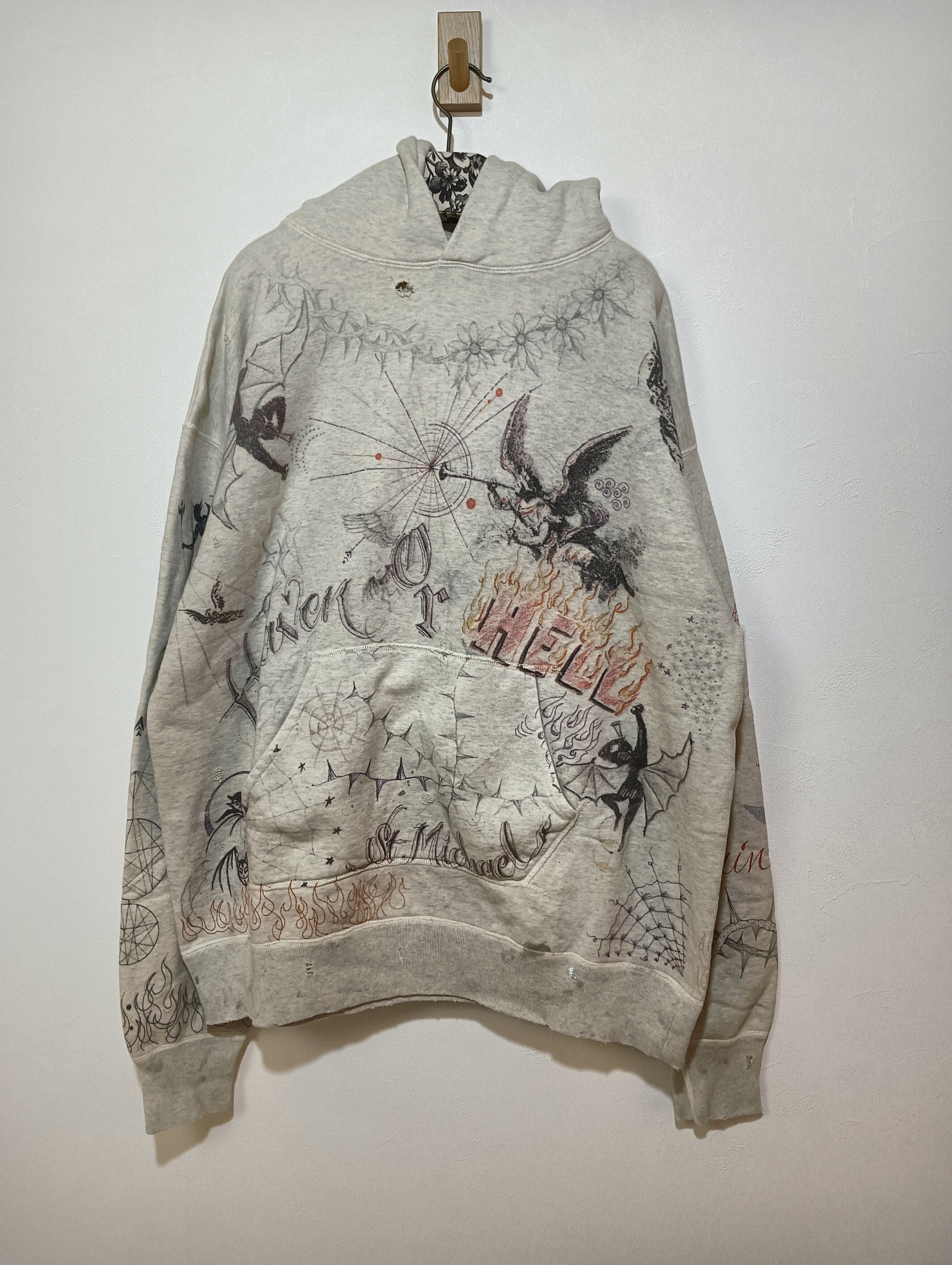 Saint Michael EU X SAINT MICHAEL HOODIE | Grailed