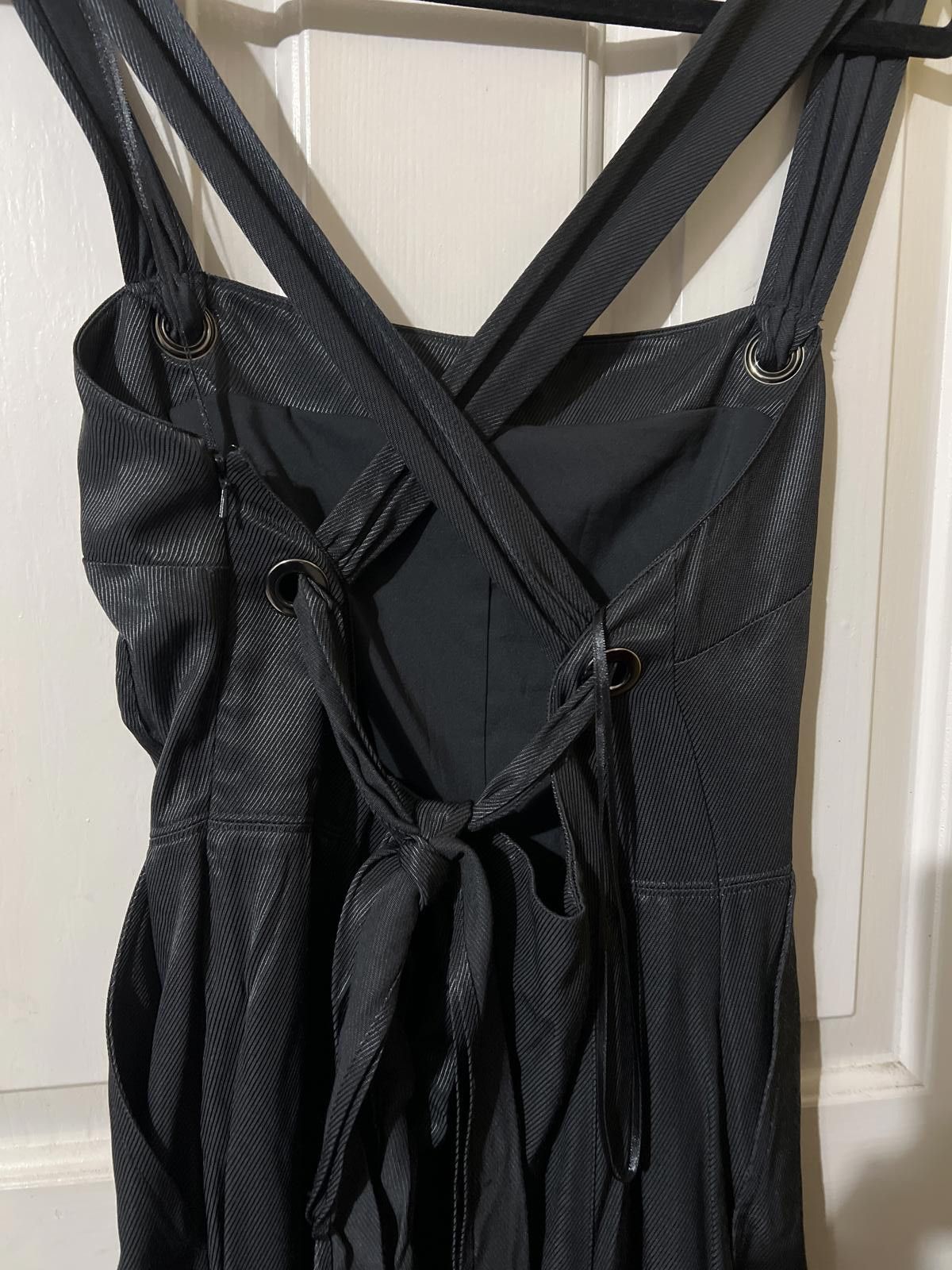 Banana Republic Banana Republic Heritage Black Midi Dress Waist Tie 2 Size XS / US 0-2 / IT 36-38 - 5 Thumbnail