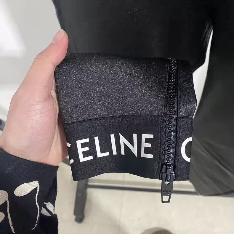 Celine Celine size US 46 21FW Show Sheepskin Slogan Leather Pants Size US 30 / EU 46 - 3 Thumbnail