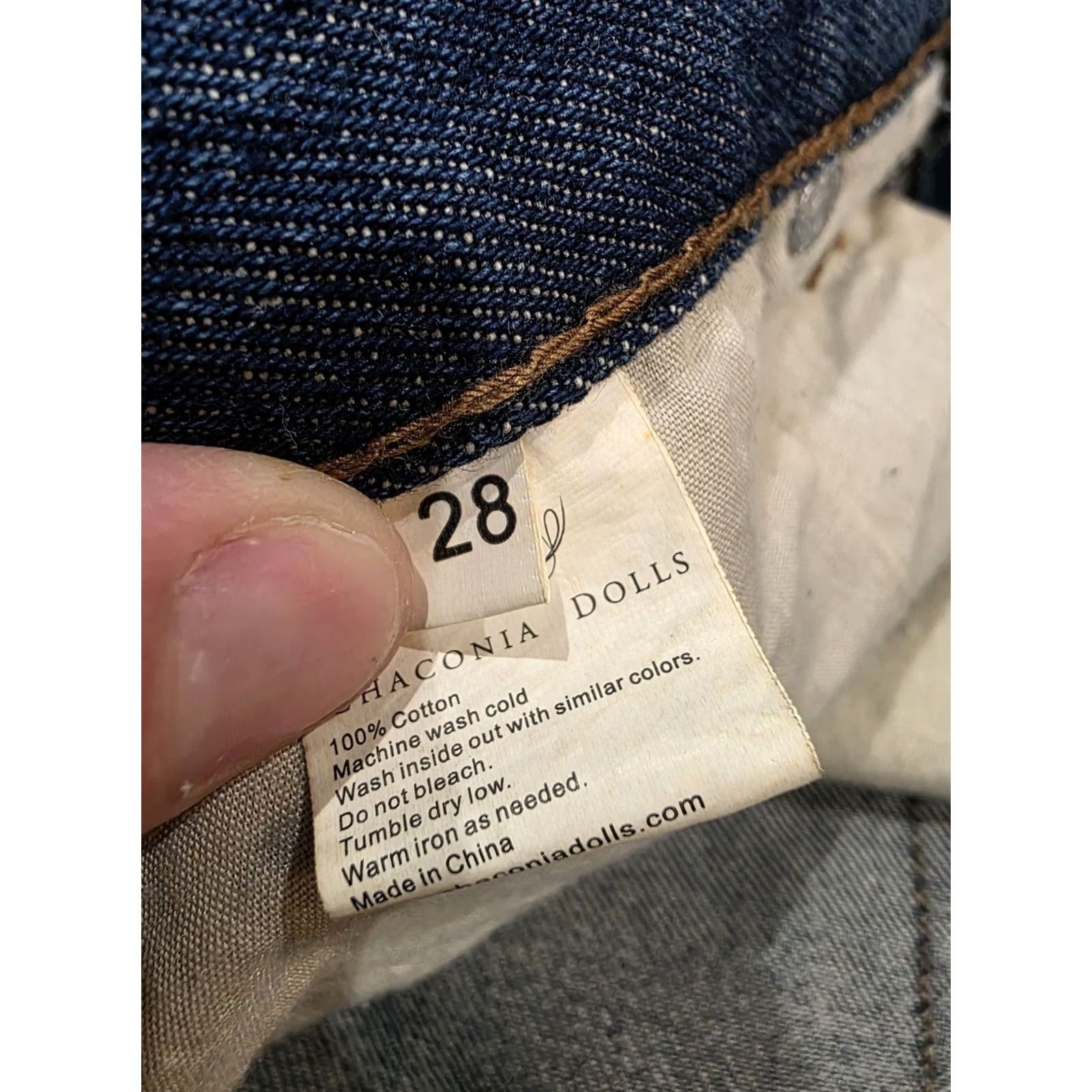 Greats Chaconia Dolls Women’s Jeans Shorts Shaping Blue 27 Regular Size 32W 17L 6In Inseam Great Shape Size 27" / US 4 / IT 40 - 4 Thumbnail