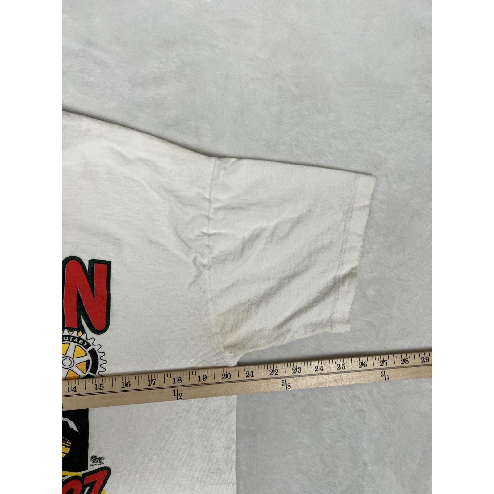 Fruit Of The Loom Vintage Canyon Classic Century 97 T-Shirt Mens Large White B Size US L / EU 52-54 / 3 - 7 Thumbnail