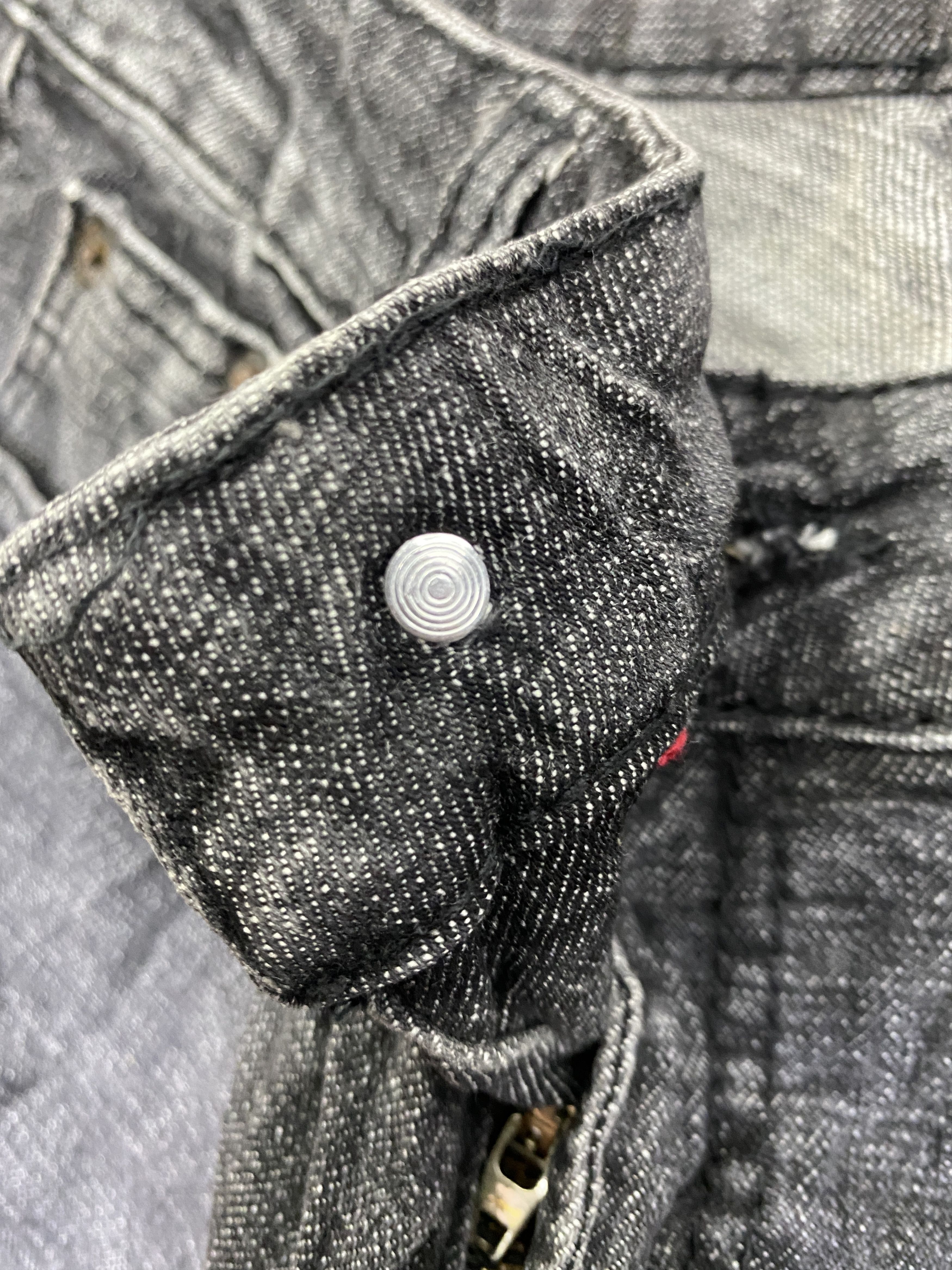 Hysteric Glamour Vintage New York Distressed Black Jeans 31x30 Denim- JN3811 Size US 31 - 7 Thumbnail