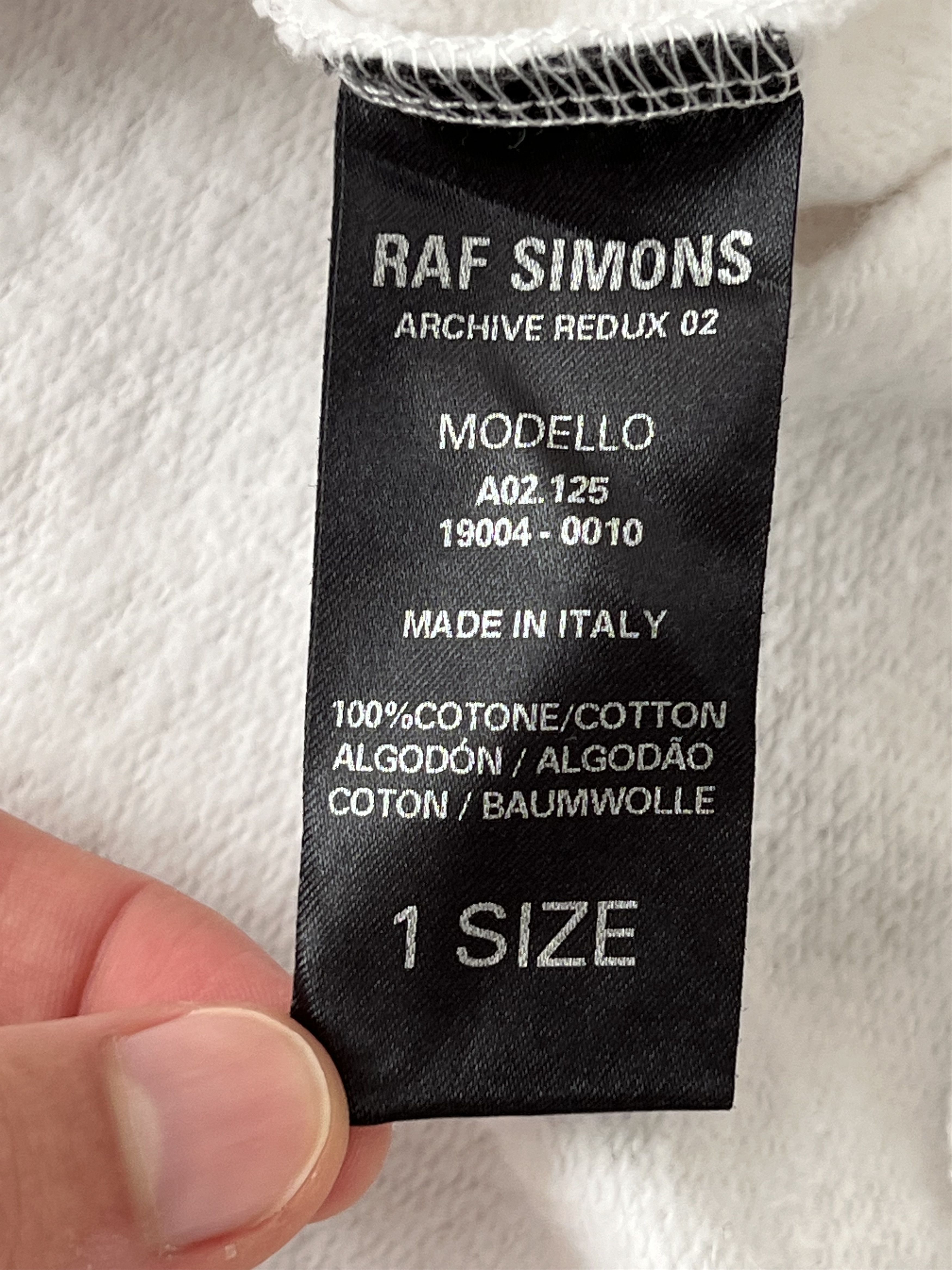 Raf Simons 💚 Raf Simons Redux Tokyo Hoodie White Size US S / EU 44-46 / 1 - 7 Thumbnail