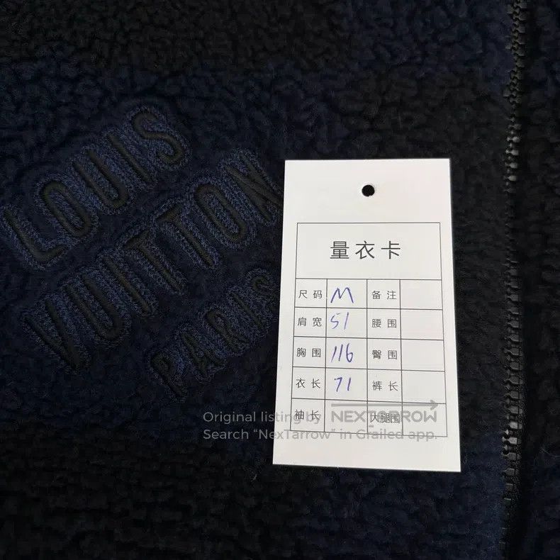 Louis Vuitton Louis Vuitton Blue and black checkerboard teddy jacket Size US M / EU 48-50 / 2 - 8 Thumbnail