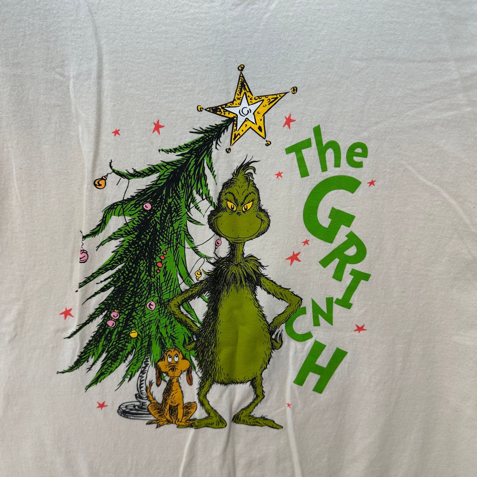 Urban Outfitters THE GRINCH T Shirt XL by Hybrid Apparel White Chirstmas Size US XL / EU 56 / 4 - 2 Thumbnail