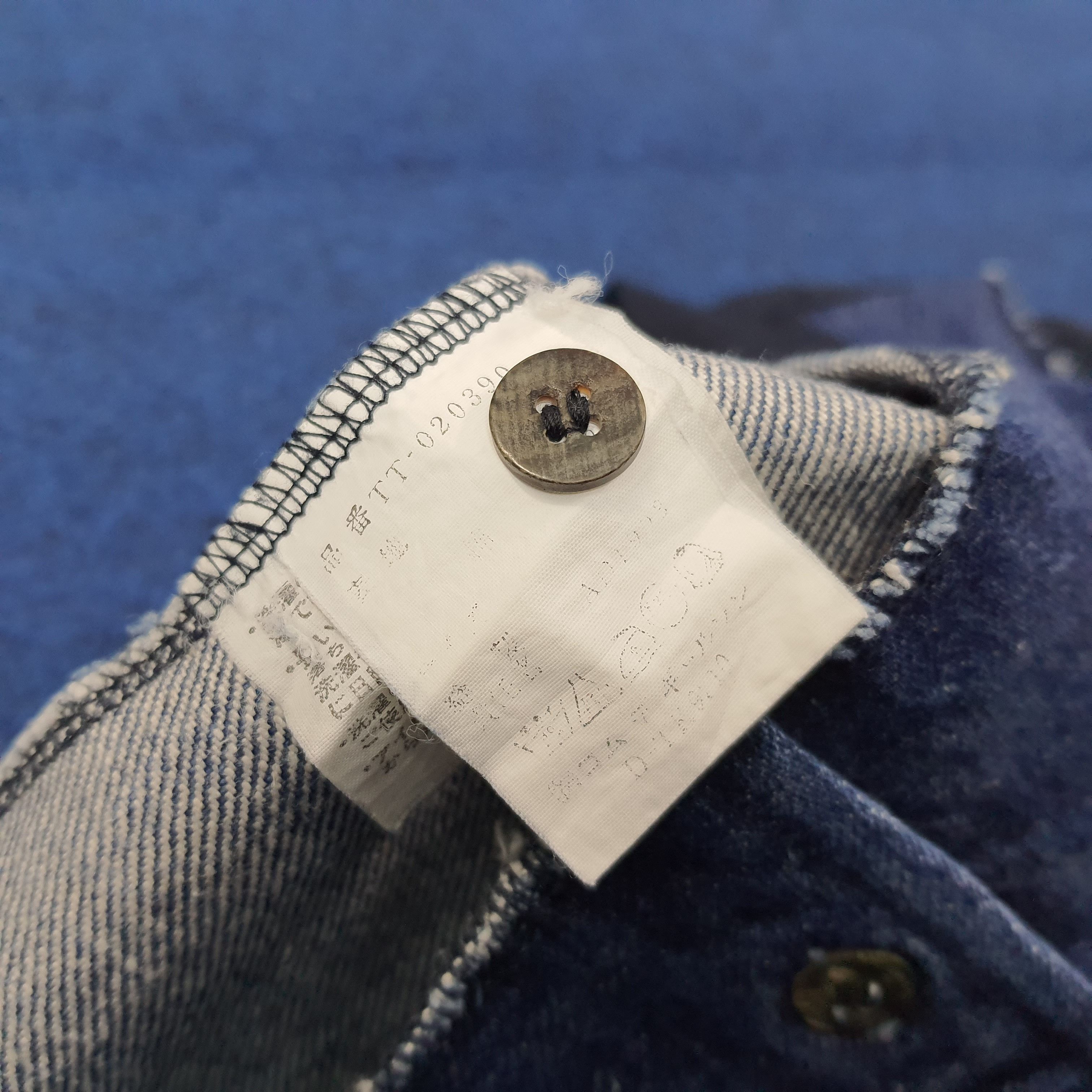 Tricot Comme des Garcons Vintage Tricot Comme Des Garcons Denim Tshirt C267N41 Size S / US 4 / IT 40 - 6 Thumbnail