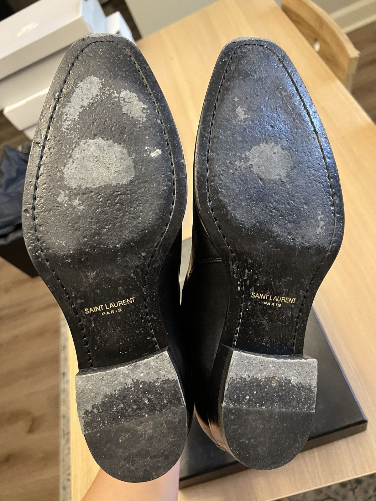 Saint Laurent Paris Saint Laurent Wyatt Black Size 43 Size US 10 / EU 43 - 5 Thumbnail