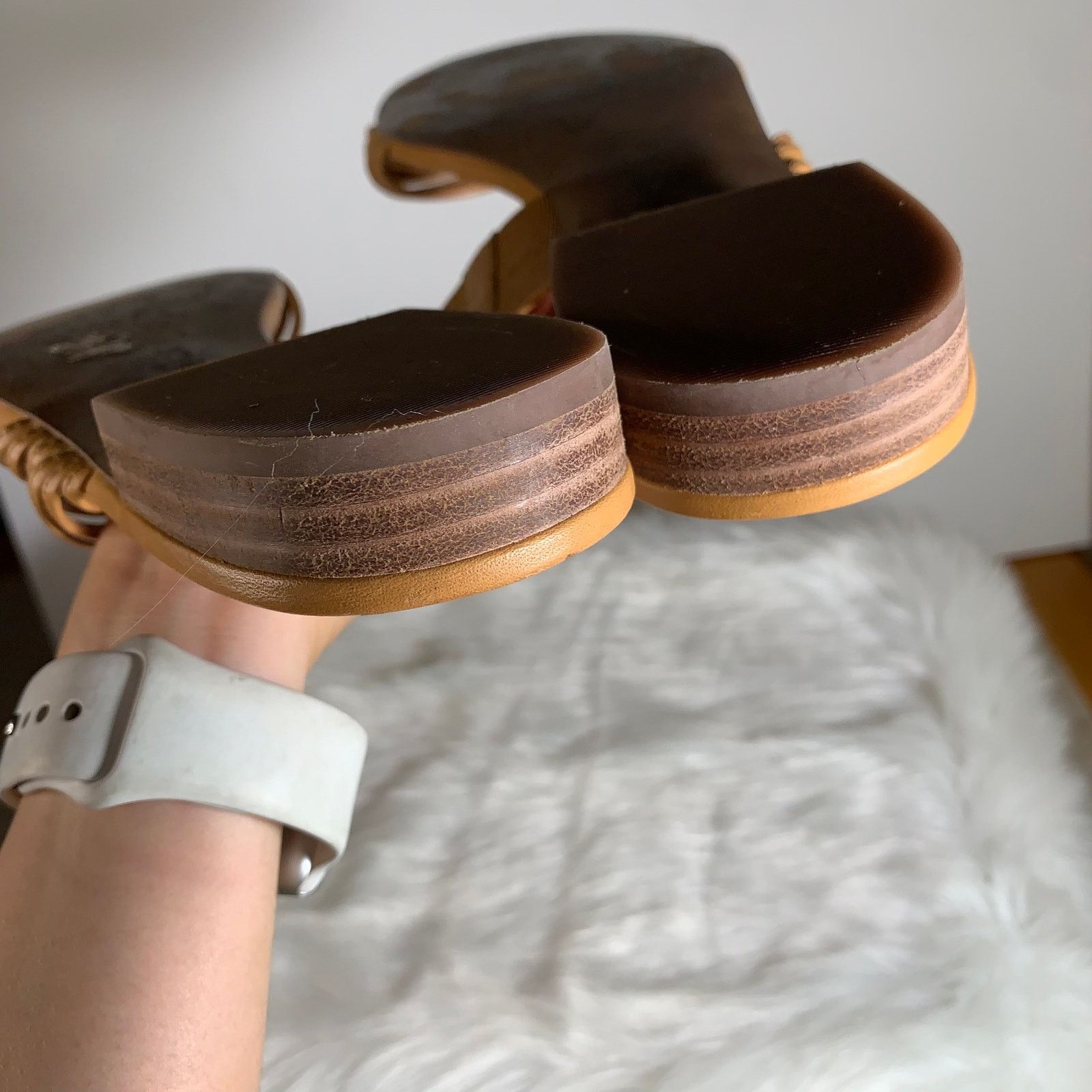 Madewell Madewell Meg Strappy Leather Slide Sandals Size 9.5 Size US 9.5 / EU 42-43 - 7 Thumbnail