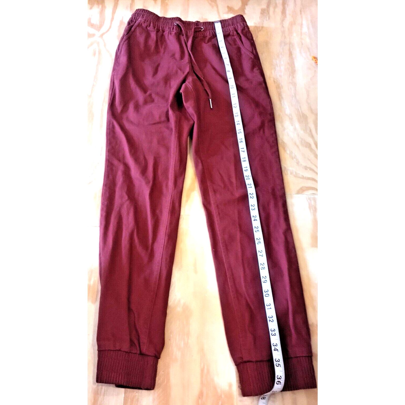 Other Blue Rain Pants WMN's XS Burg. Elast. Waist Pull On Jogger Size 25" / US 0 / IT 36 - 1 Thumbnail