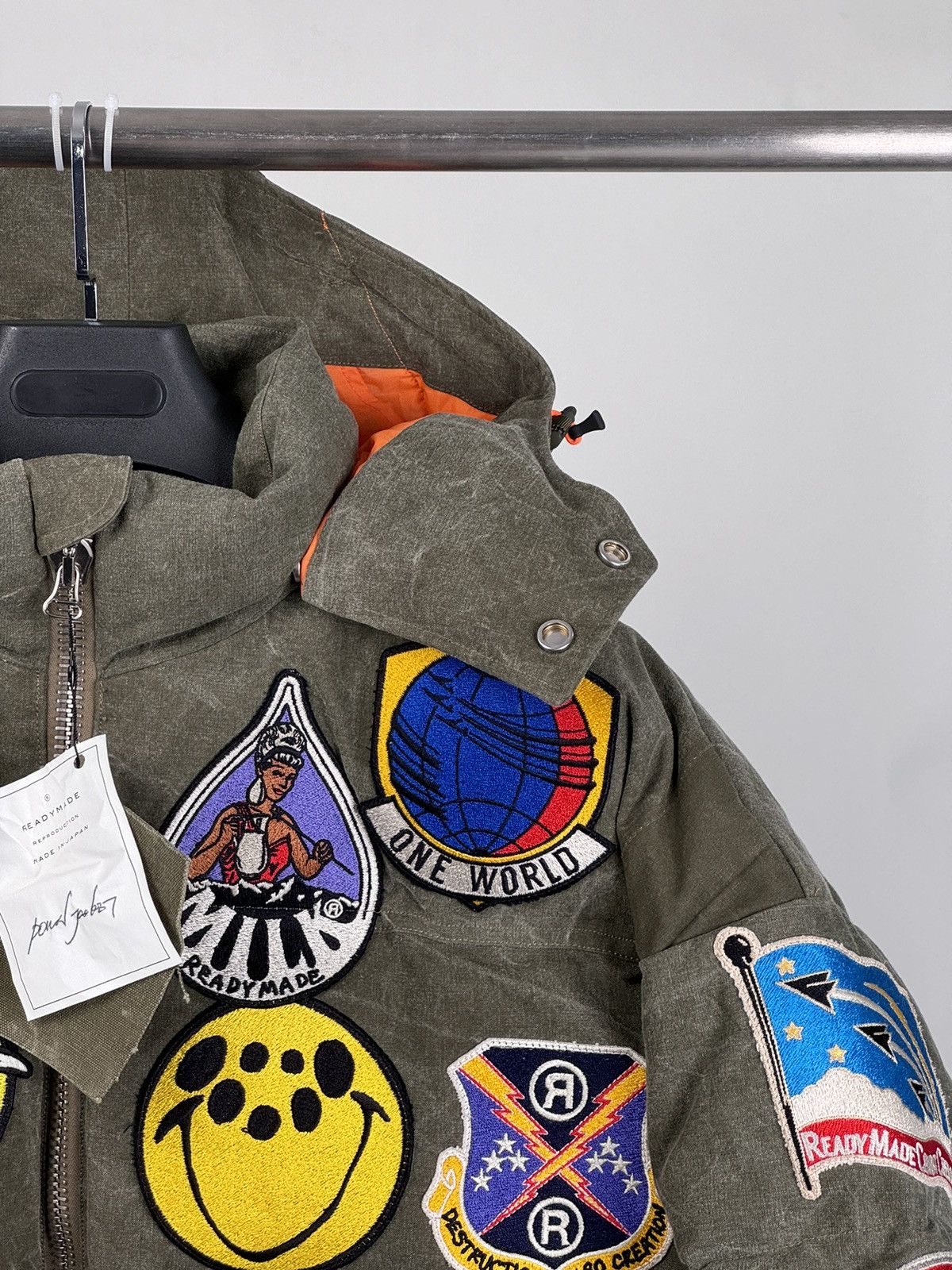 READYMADE Rare*Brand New Patches Work Down Jacket READYMADE Size US S / EU 44-46 / 1 - 4 Thumbnail