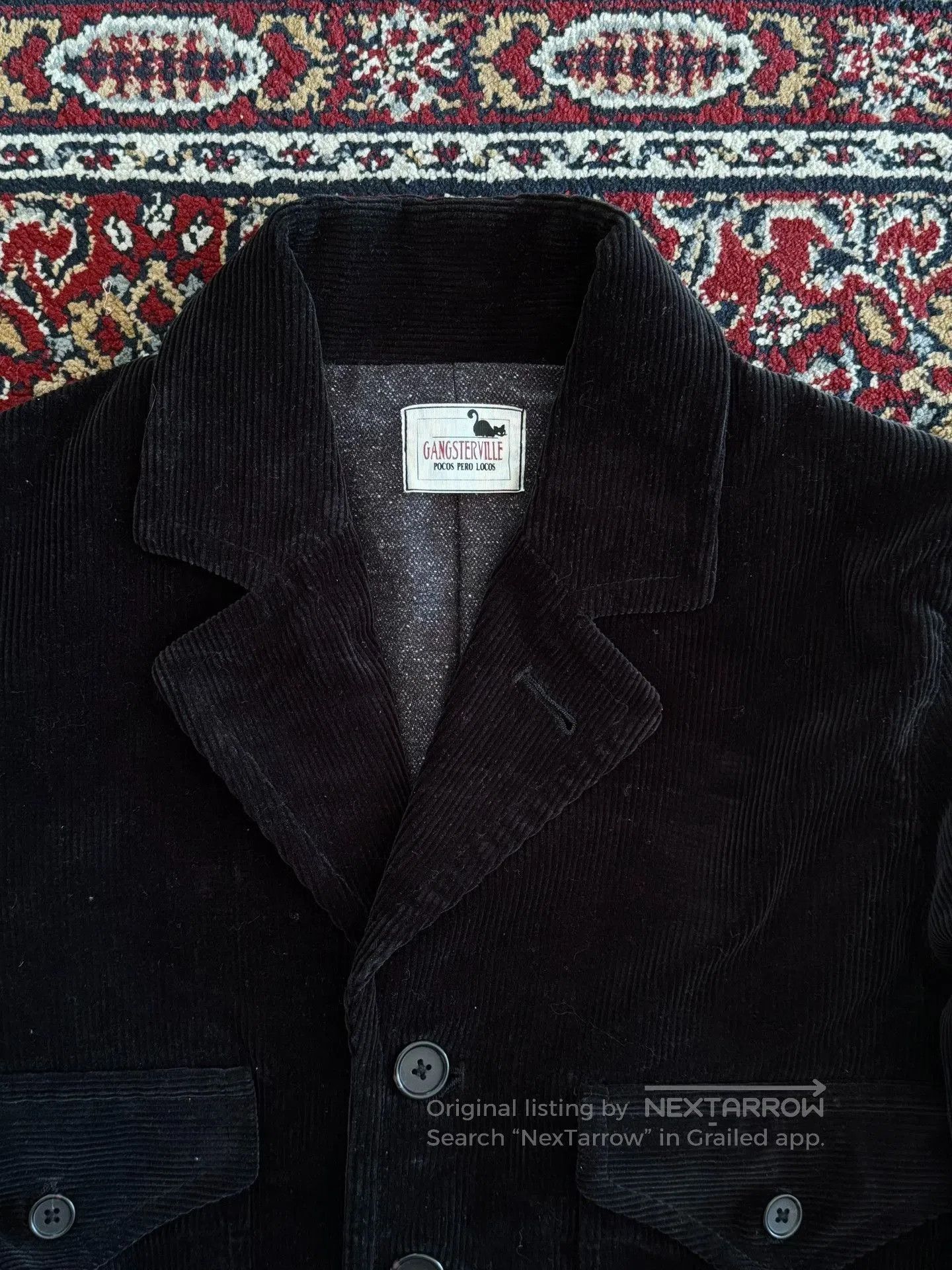 Vintage GANGSTERVILLE Corduroy Jacket. Size US M / EU 48-50 / 2 - 4 Thumbnail