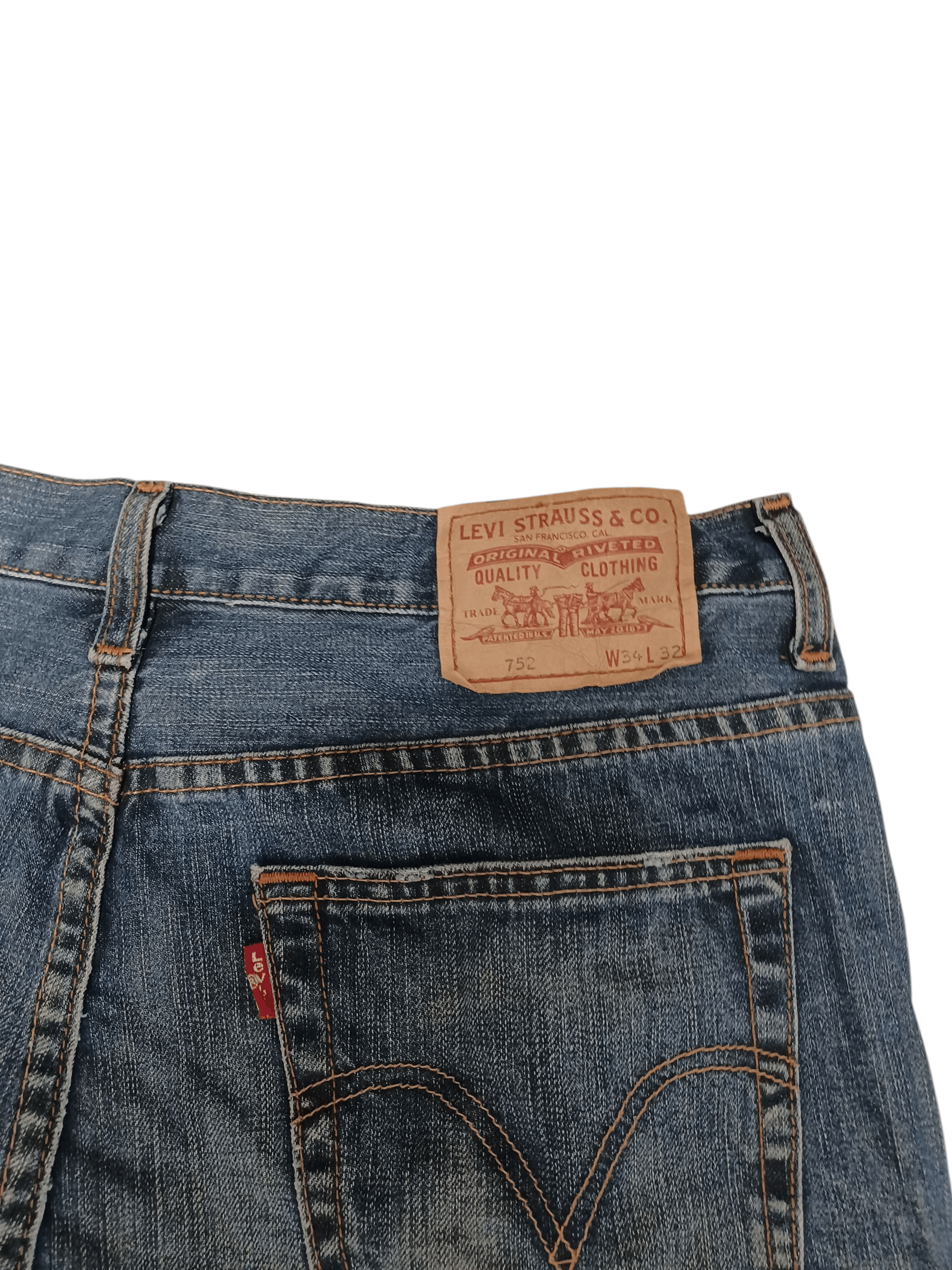 Levi's Vintage Clothing LEVIS 752 VINTAGE JEANS DENIM Size US 34 / EU 50 - 3 Thumbnail