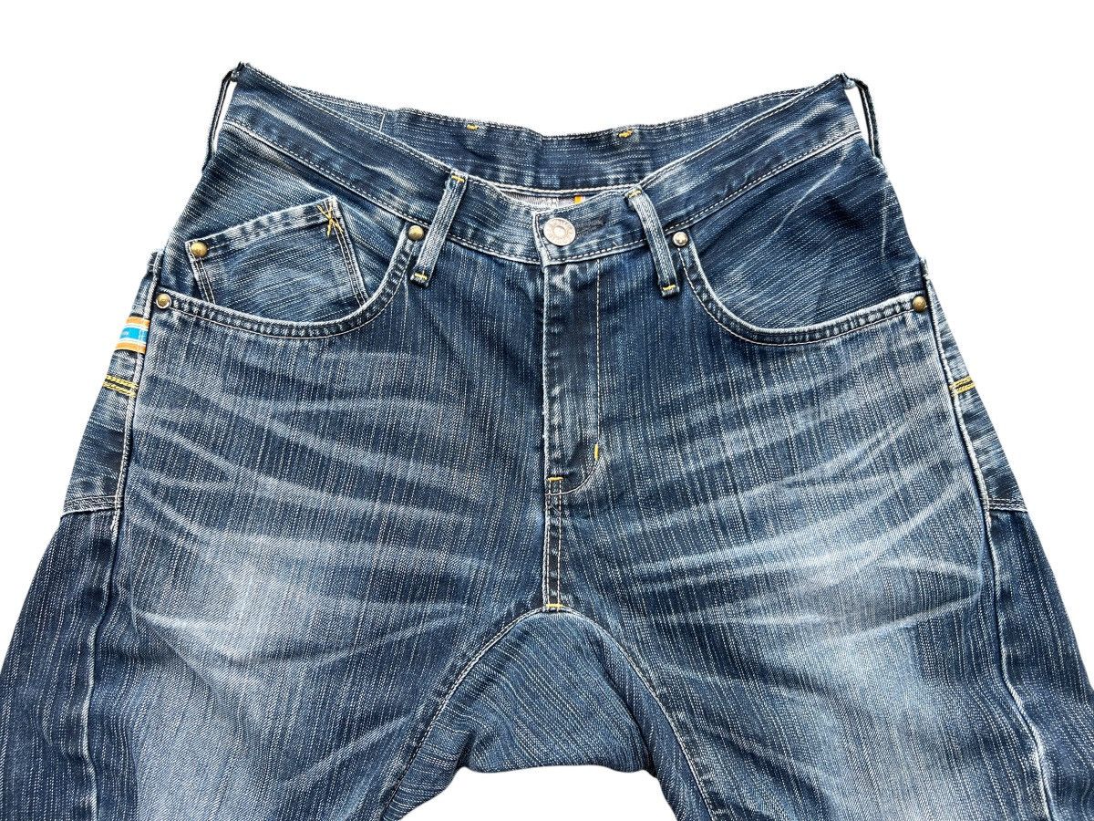 Edwin Vintage Edwin Function Buckle Back Baggy Denim Jeans 33x31 Size US 33 - 6 Thumbnail