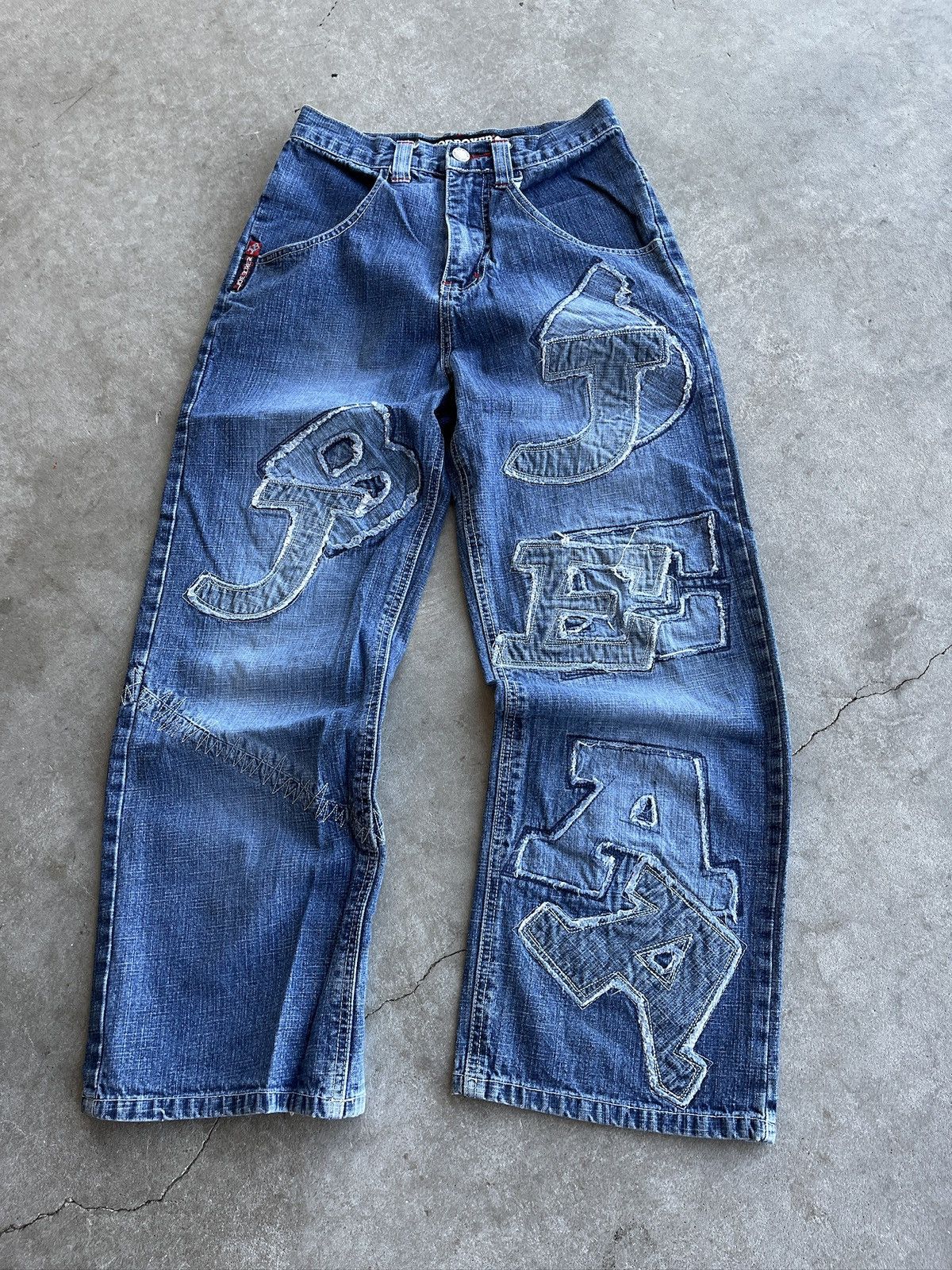 Vintage Joe Boxer Embroidered Denim Jeans (unisex)