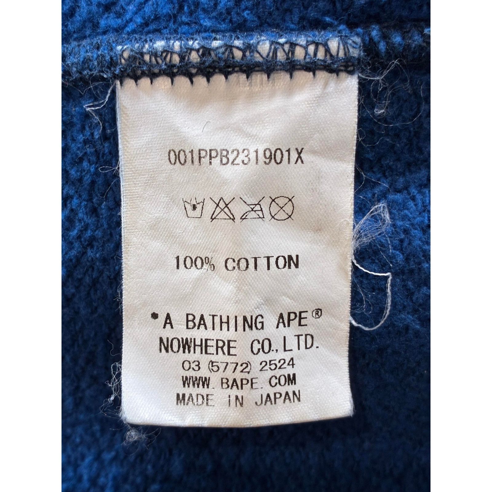 Bape BAPE Undefeated Blue Camo Hoodie Size US L / EU 52-54 / 3 - 5 Thumbnail