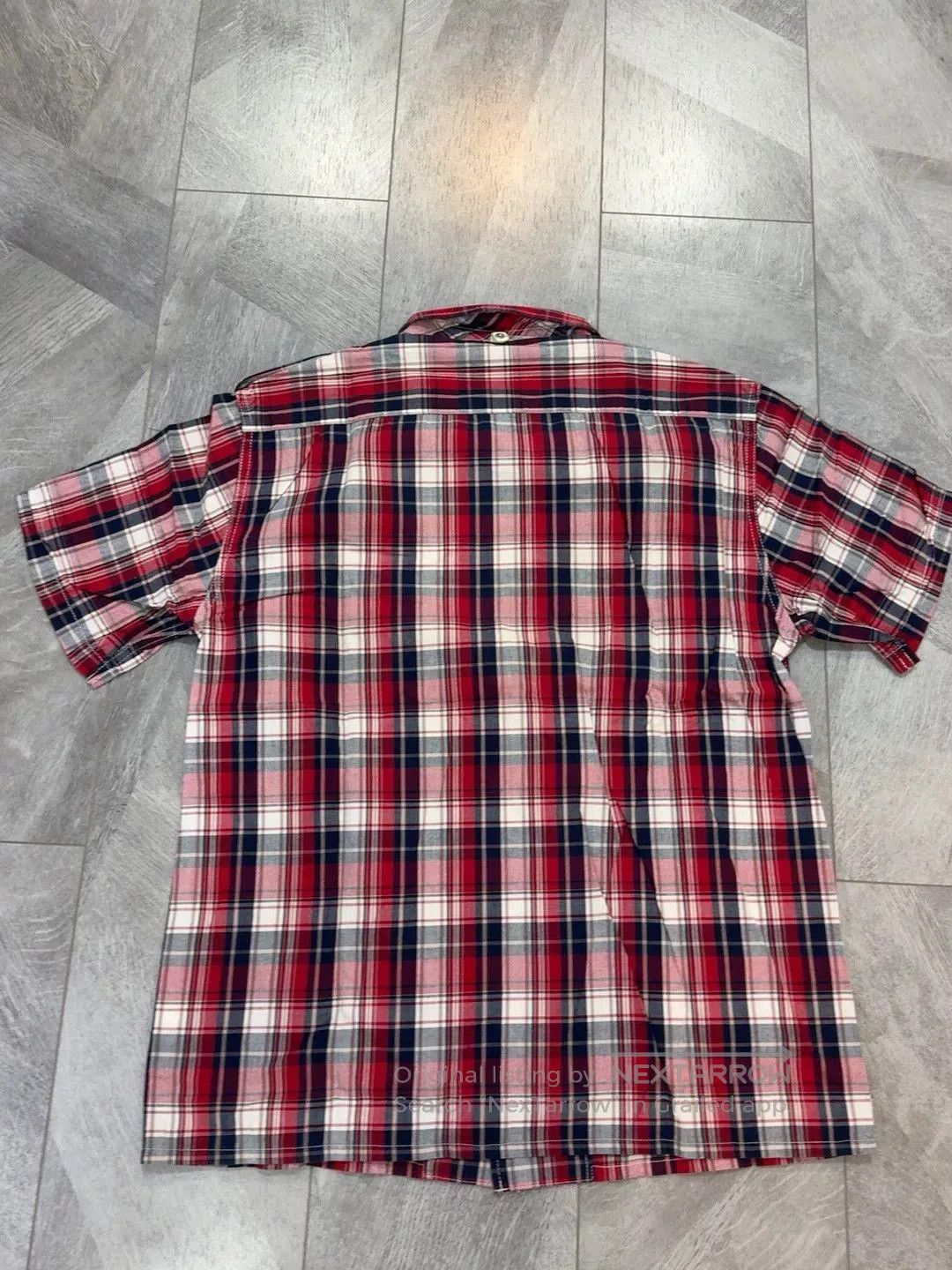 Visvim Vintage Red Plaid Shirt with Double Pockets. Size US M / EU 48-50 / 2 - 4 Thumbnail