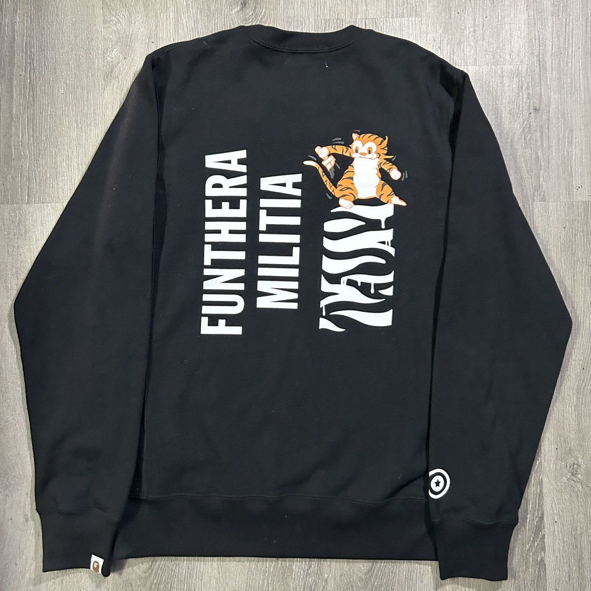 Bape BAPE Tiger Shark Black Sweatshirt Size US L / EU 52-54 / 3 - 4 Thumbnail