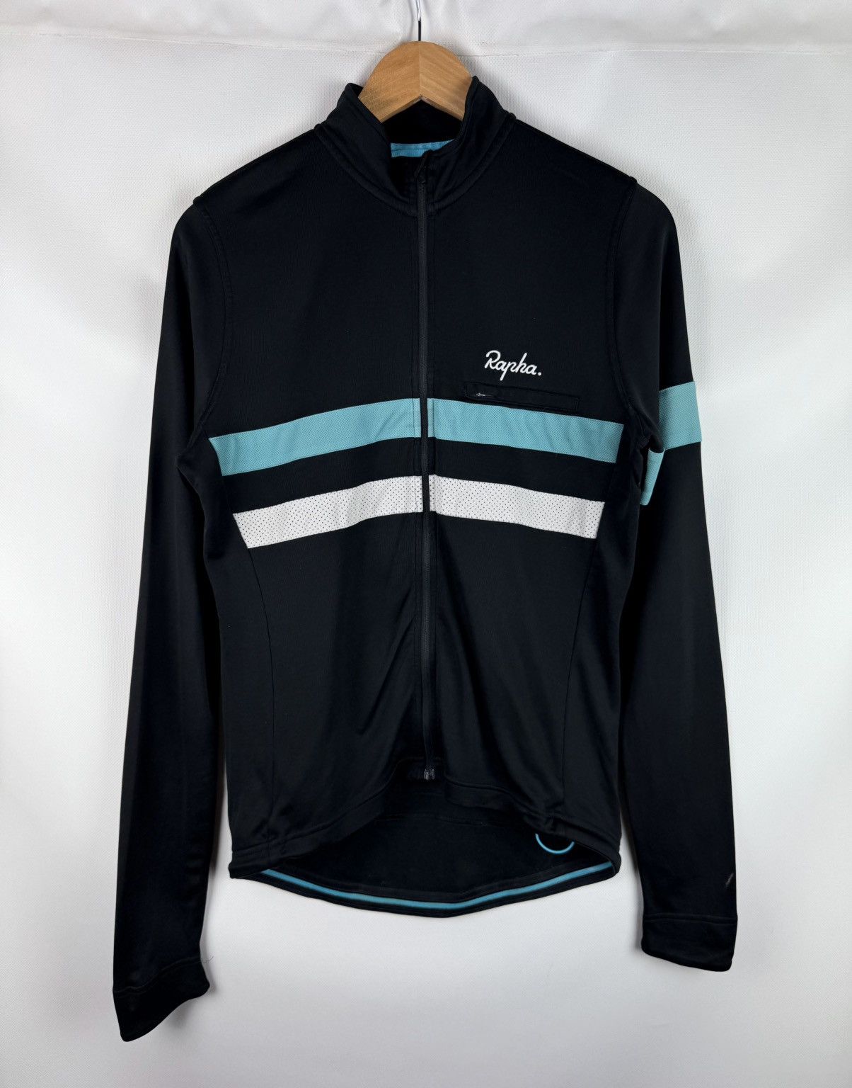 Rapha Rapha Team Sky Men’s Full Zip Cycling Long Sleeve Jersey Size US S / EU 44-46 / 1 - 1 Thumbnail