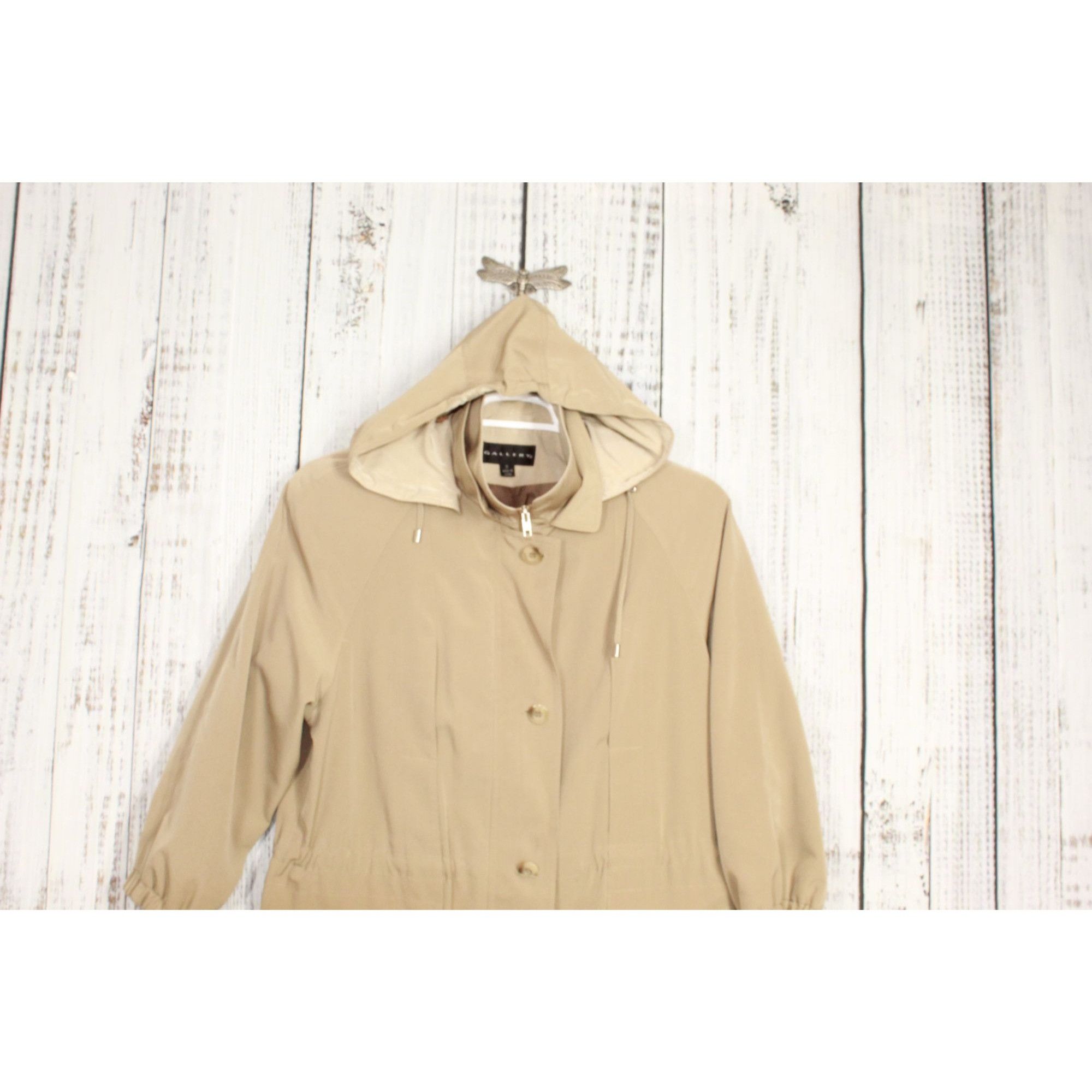 Other Gallery Brown Hooded Rain Jacket Women’s S Size S / US 4 / IT 40 - 2 Thumbnail