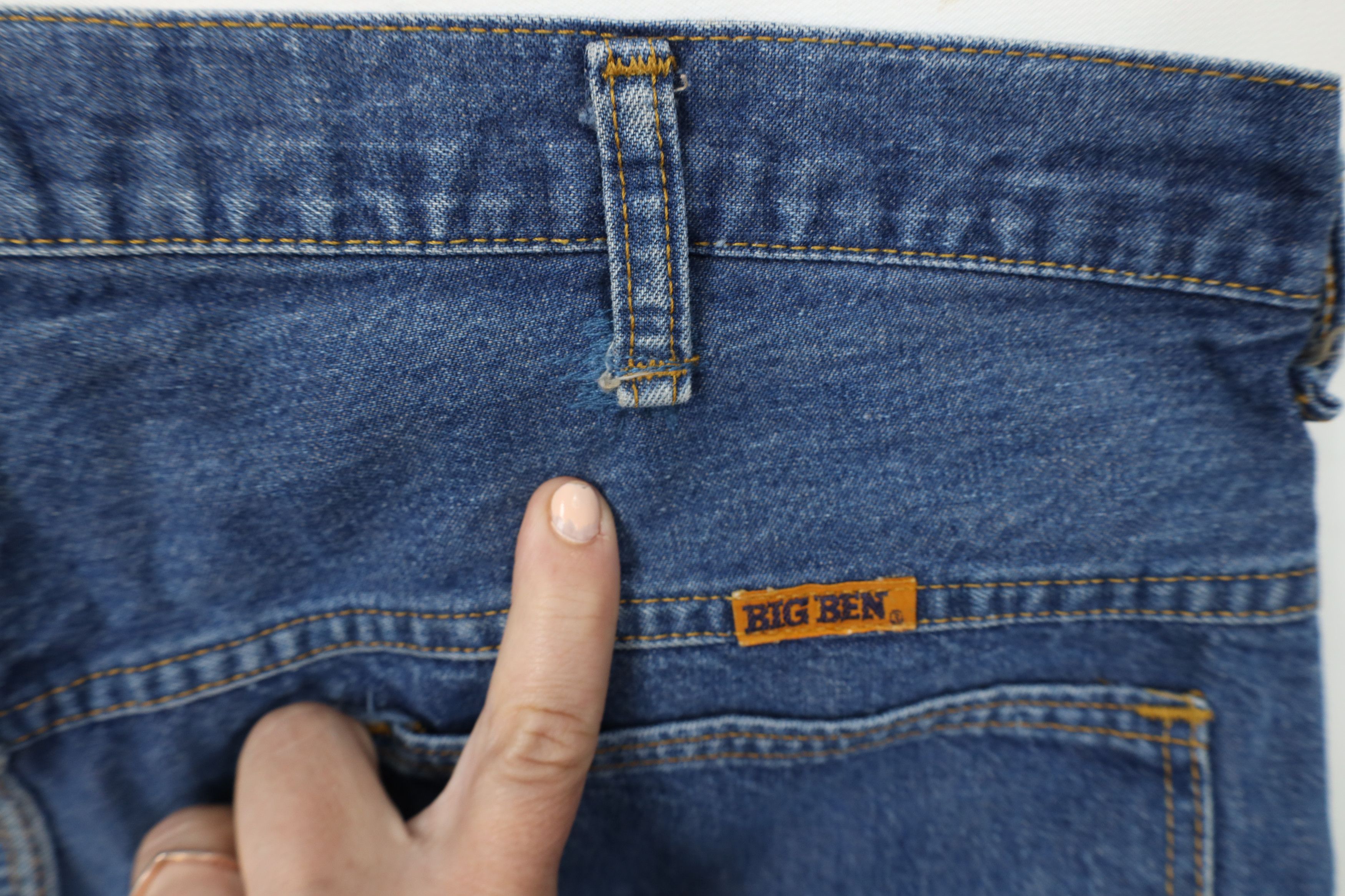 Vintage Vintage 70s Streetwear Wide Leg Dungaree Denim Jeans USA Size US 36 / EU 52 - 12 Thumbnail