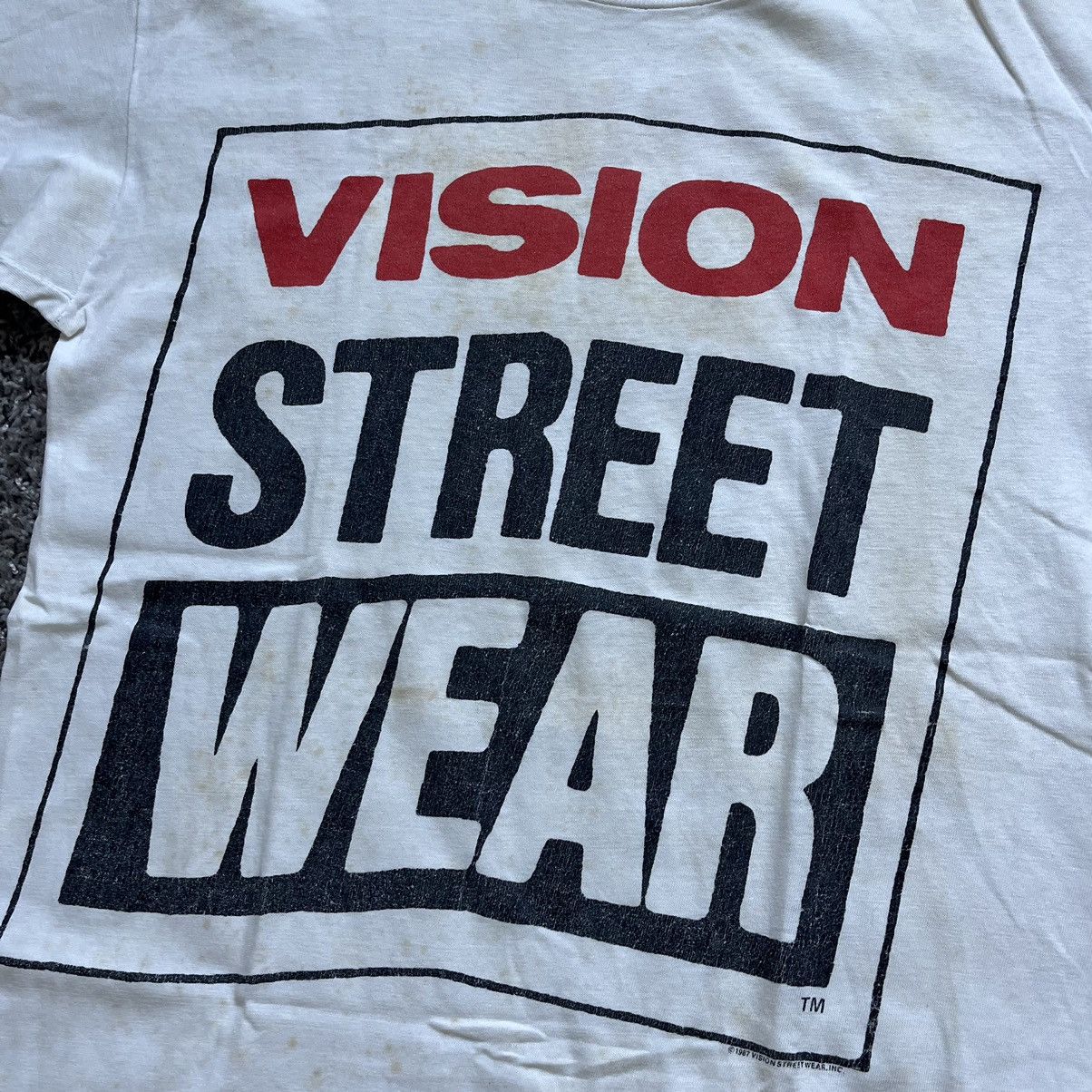 Vintage × Vision Streetwear Vintage 80s Vision Street Wear T-Shirt Double Sided Size M Size US M / EU 48-50 / 2 - 3 Thumbnail