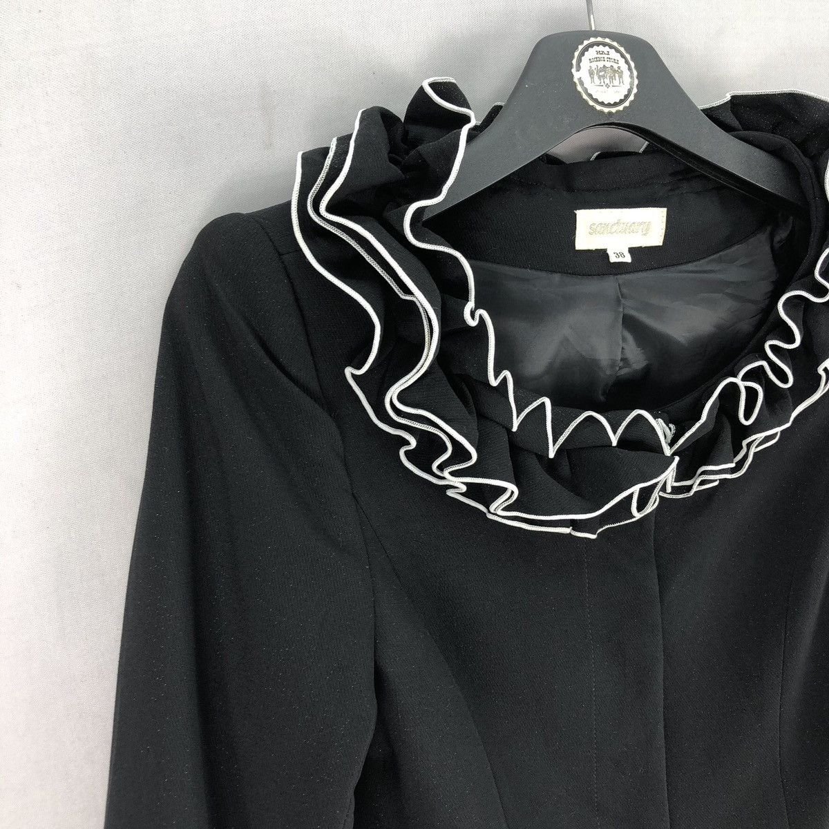 Japanese Brand Vintage Sanctuary Women Cropped Jacket Size XXS / US 00 / IT 34 - 2 Thumbnail