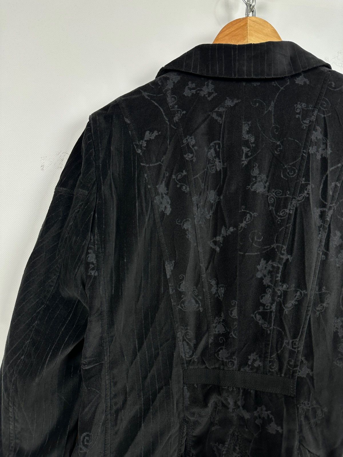 Marithe + Francois Girbaud Marithe Francois Girbaud Jacquard Double Breasted Coat Size L / US 10 / IT 46 - 15 Thumbnail