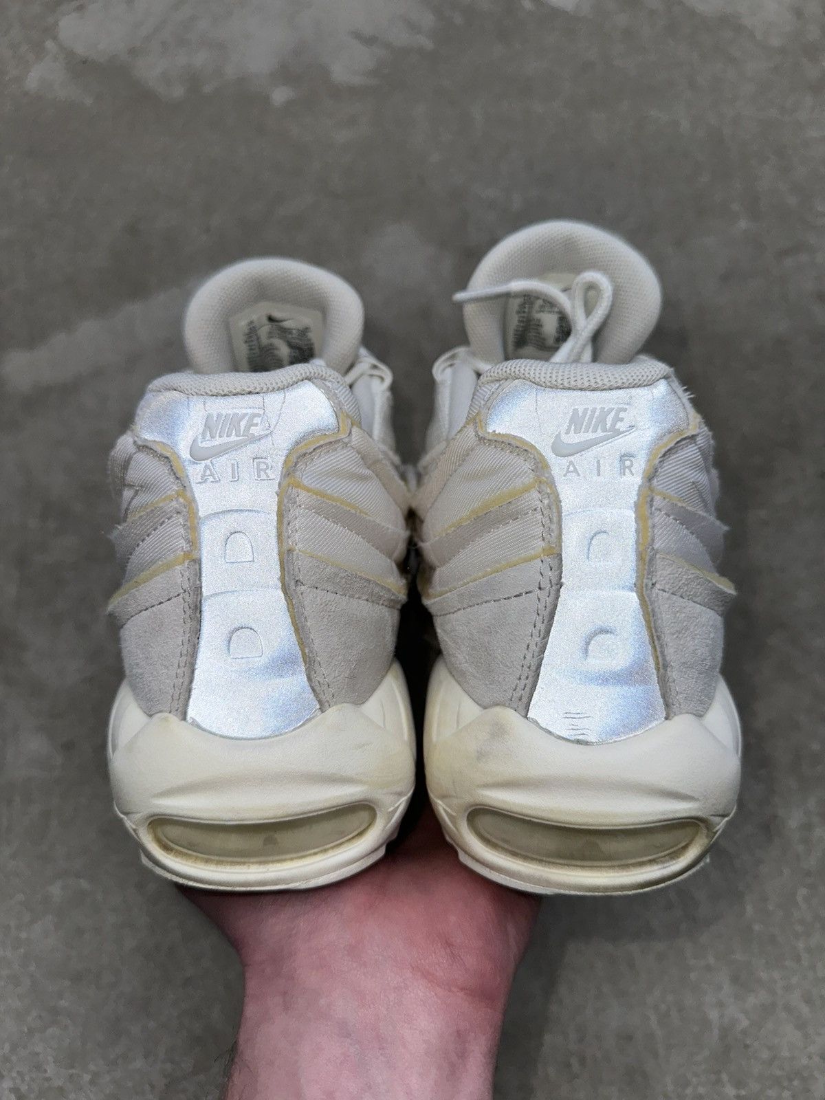 Comme des Garcons Homme Plus × Nike Nike AirMax 95 x Comme des Garçons White Sneakers 10US Size US 10 / EU 43 - 13 Thumbnail