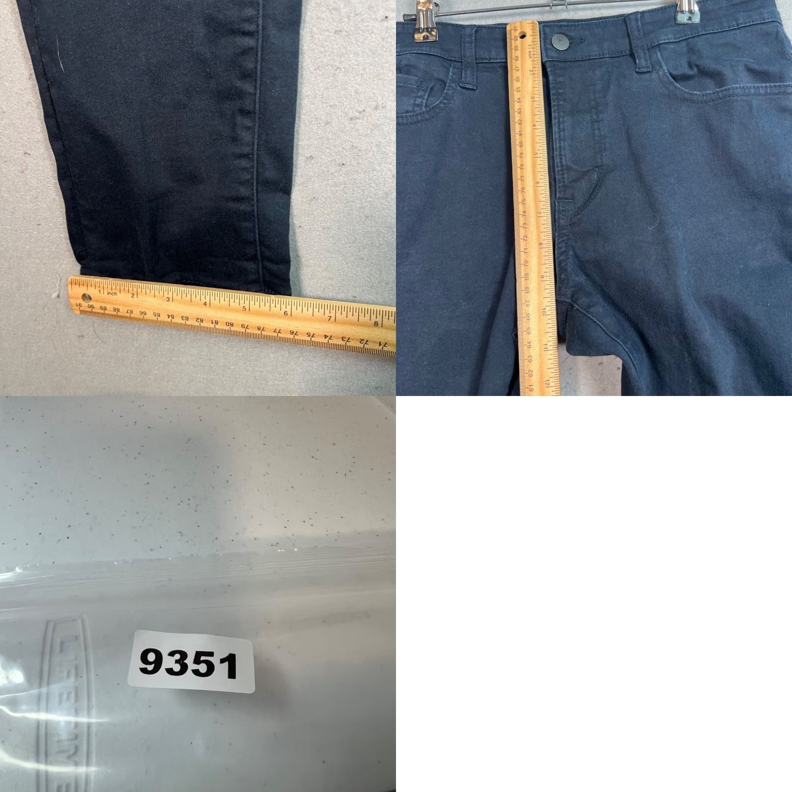 Uniqlo Uniqlo Womens Stretch Skinny Jeans 32 x 34 Navy Blue Cotton Blend Size 24" / US 00 / IT 34 - 8 Thumbnail