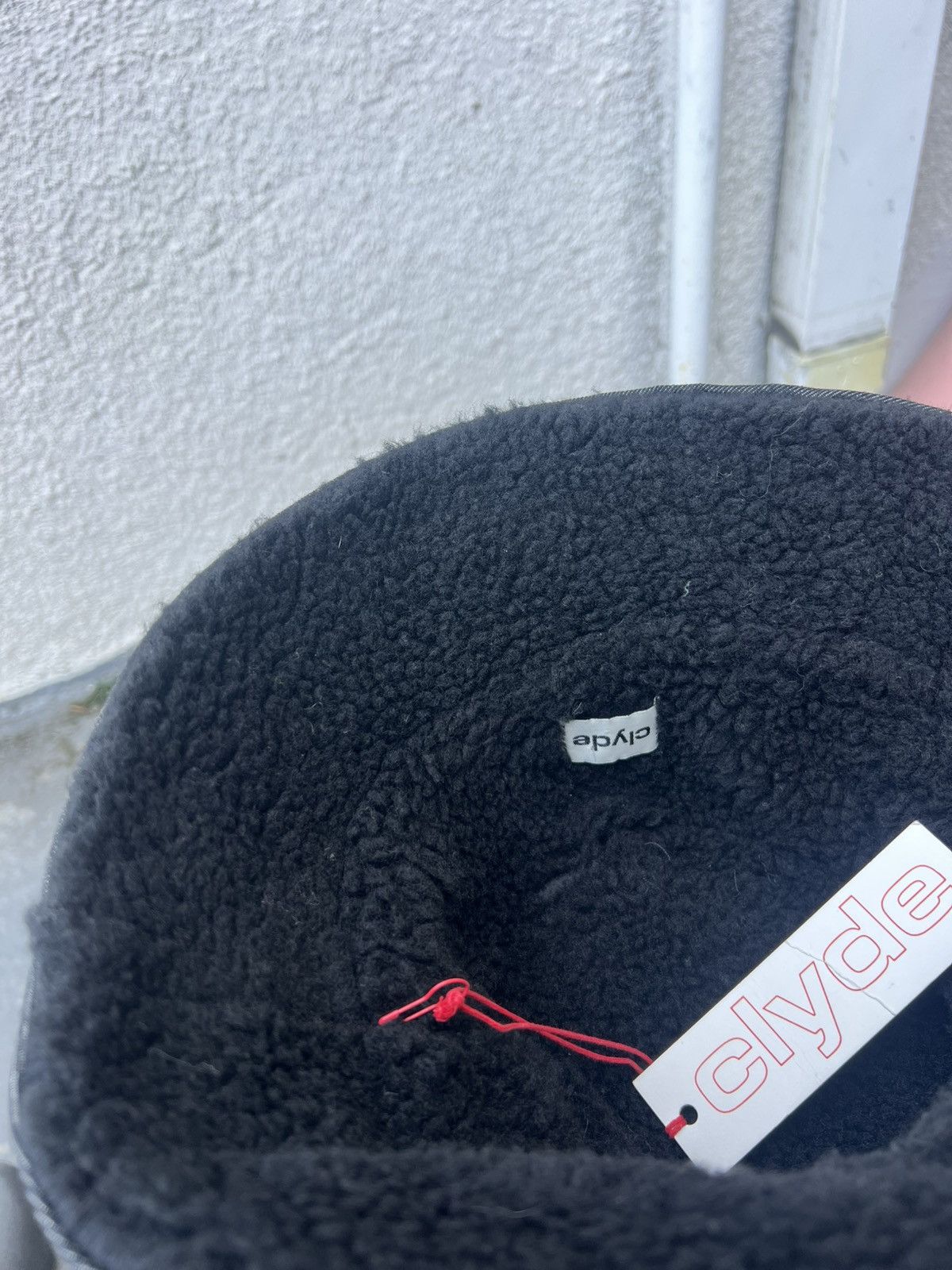 Designer Clyde Reversible Denim Sherpa Bucket Hat Size M Made in USA Size ONE SIZE - 2 Thumbnail