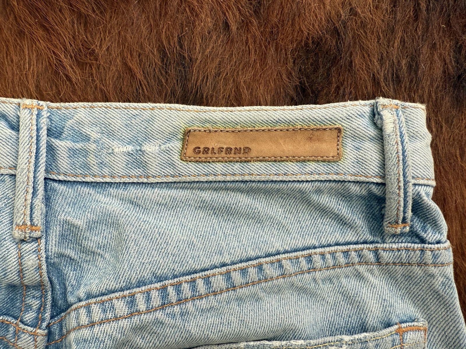 GRLFRND GRLFRND ‘Linda (G291)’ Distressed Denim Jeans Size 27" / US 4 / IT 40 - 3 Thumbnail