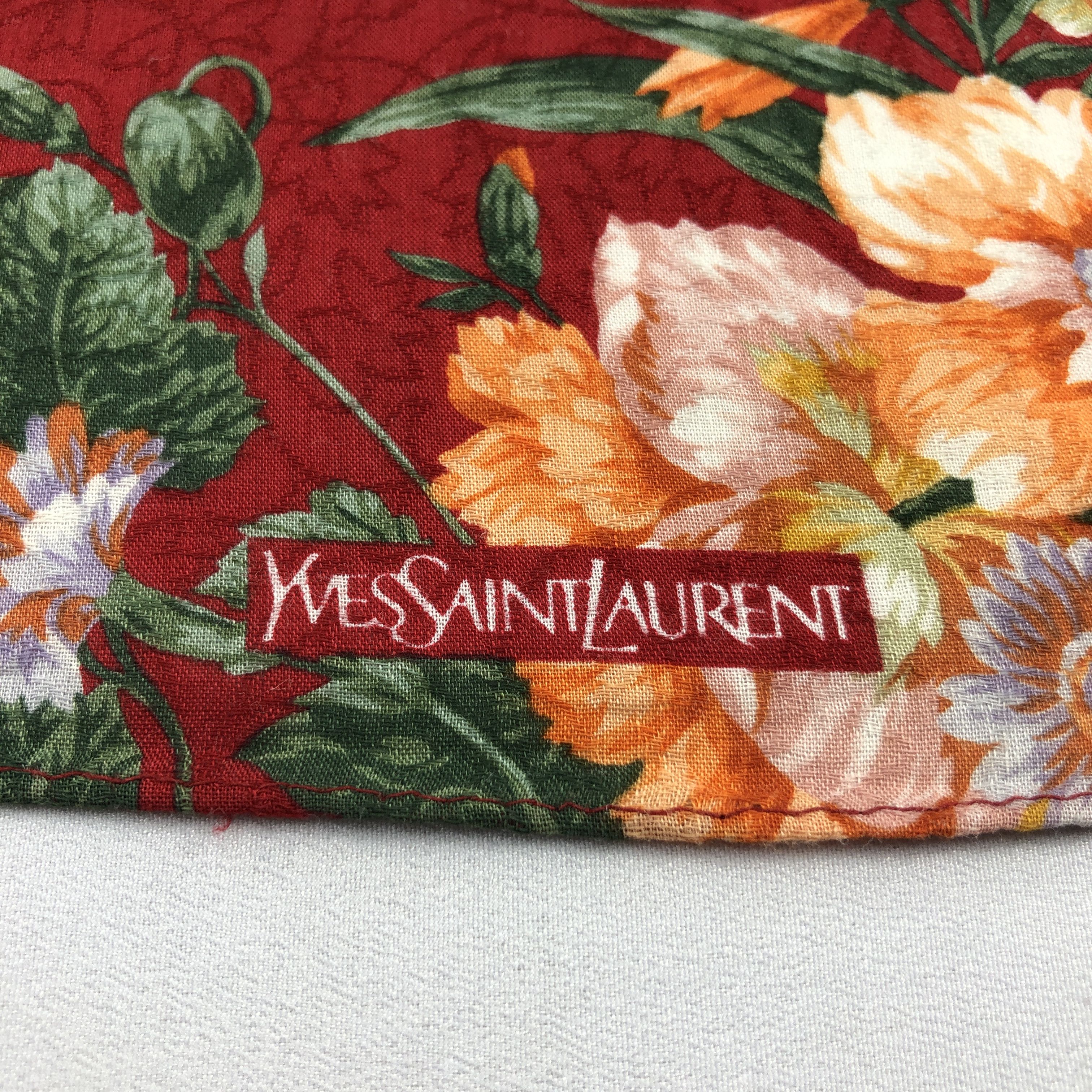 Yves Saint Laurent YSL Handkerchief Neckerchief Bandana H2929 Size ONE SIZE - 3 Thumbnail