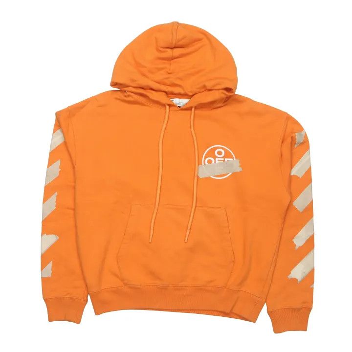 Off-White OFF-WHITE Arrow Hoodie in Bright Orange 0079 Size US M / EU 48-50 / 2 - 1 Thumbnail