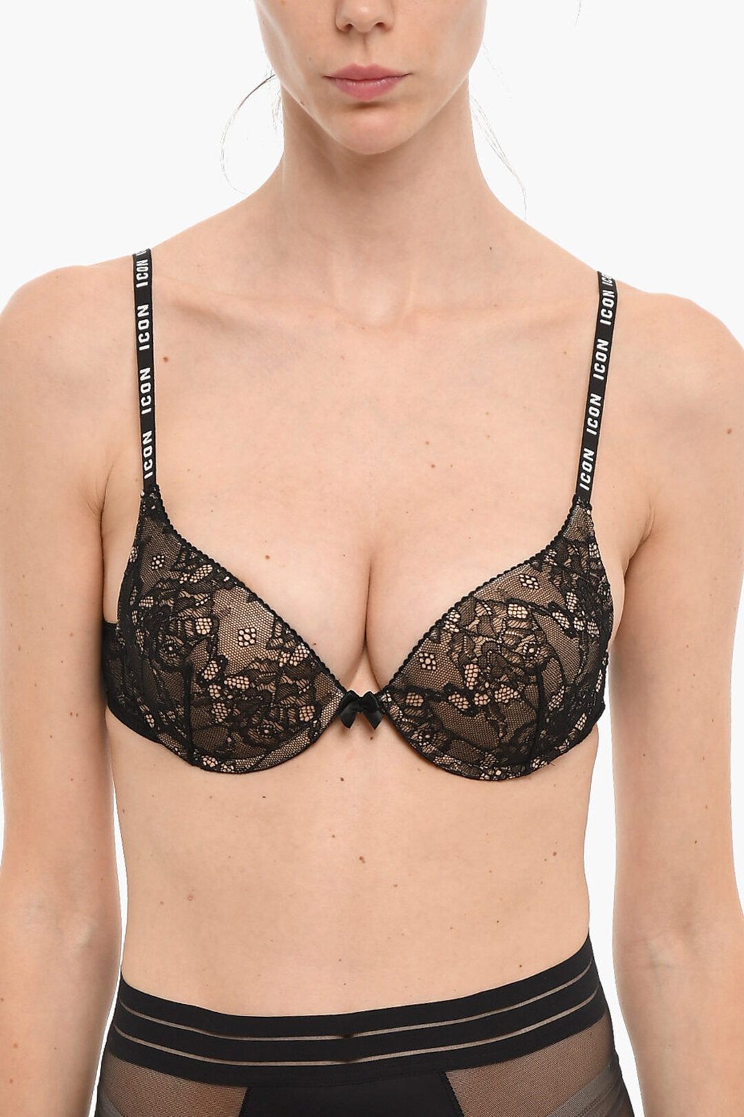 image of Dsquared2 Og1Mm0124 Bra In Black, Women's (Size XL)
