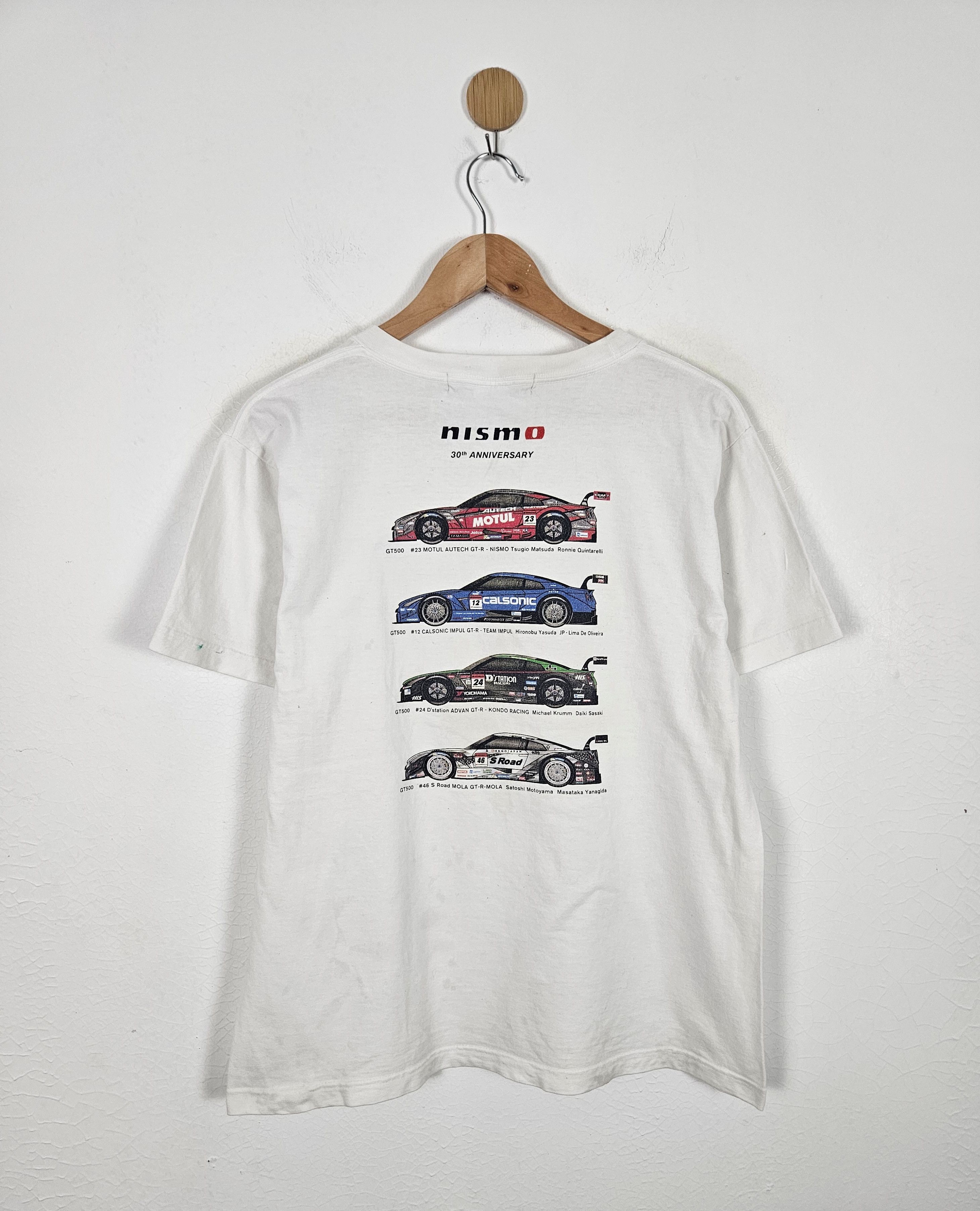 Vintage Nismo Nissan Racing Team 90s JDM Anniversary shirt