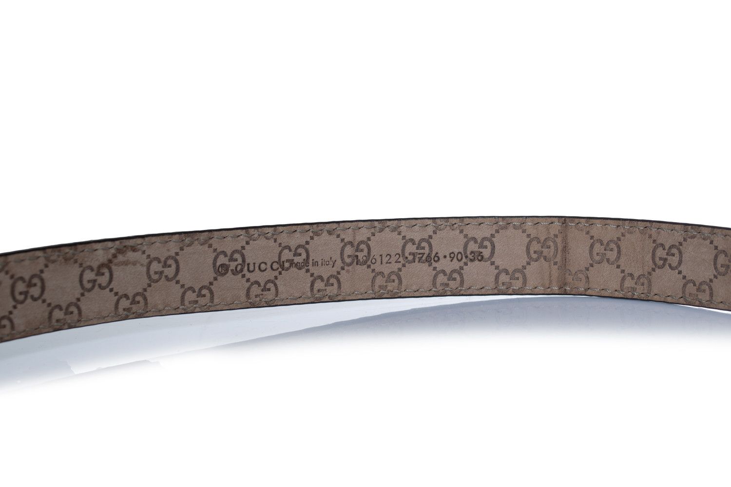 Gucci Gucci, python leather belt with gold metal bow Size ONE SIZE - 4 Thumbnail