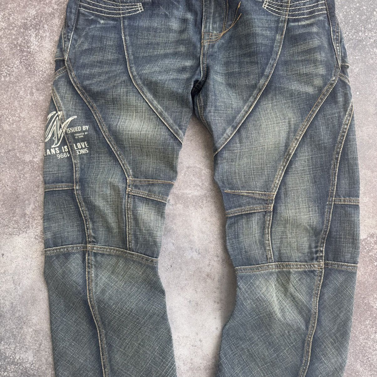 Hysteric Glamour Japanese Style Vintage Avant Garde Washed Jeans Size US 31 - 9 Thumbnail