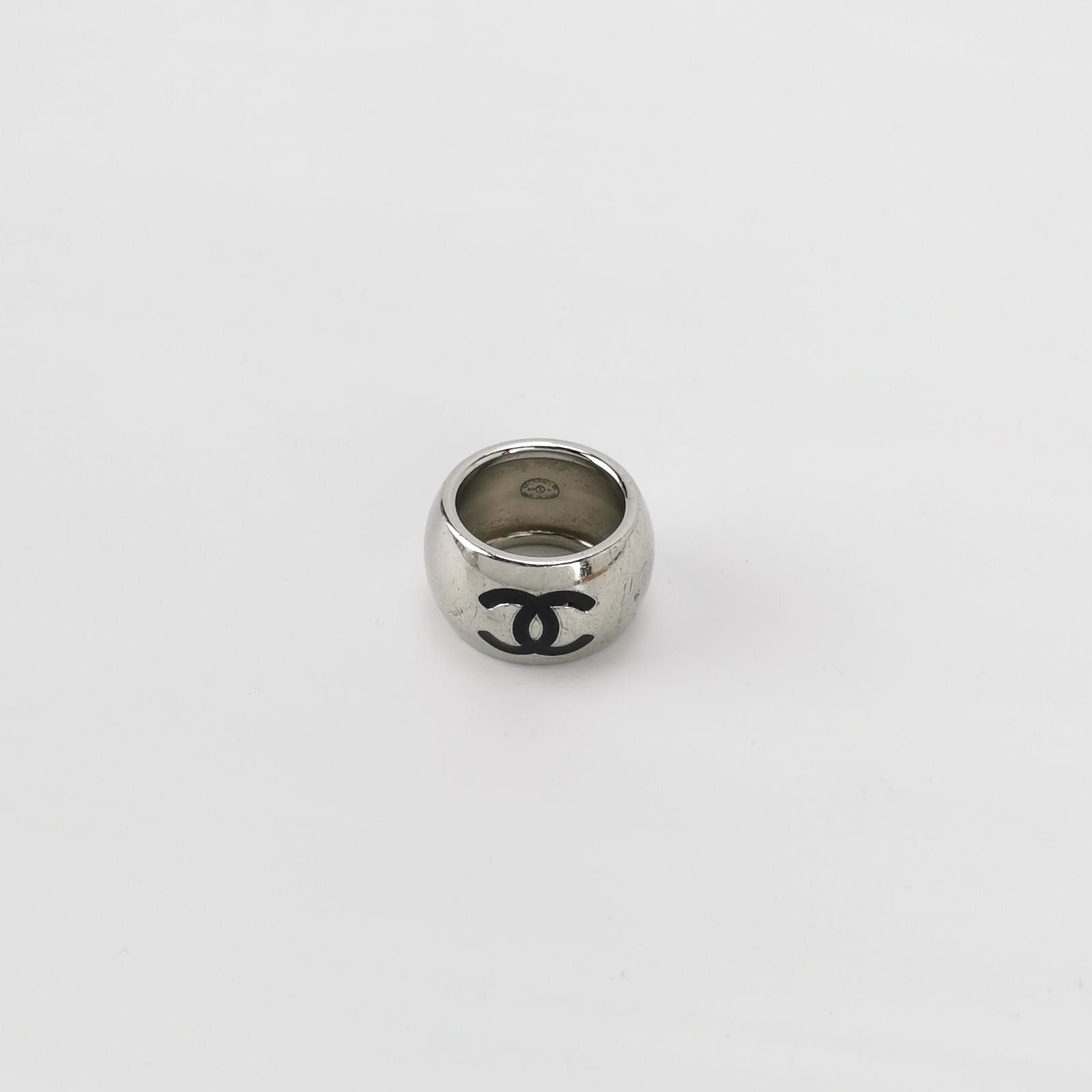 Chanel Chanel Double C Ring Size 15 -z2505 Size ONE SIZE - 2 Thumbnail