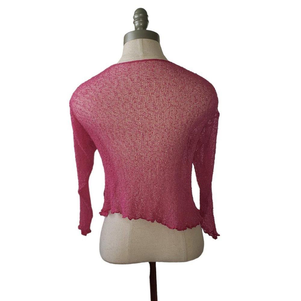 Designer CT807 Lost River Pink Open Cover Up S Size S / US 4 / IT 40 - 3 Thumbnail