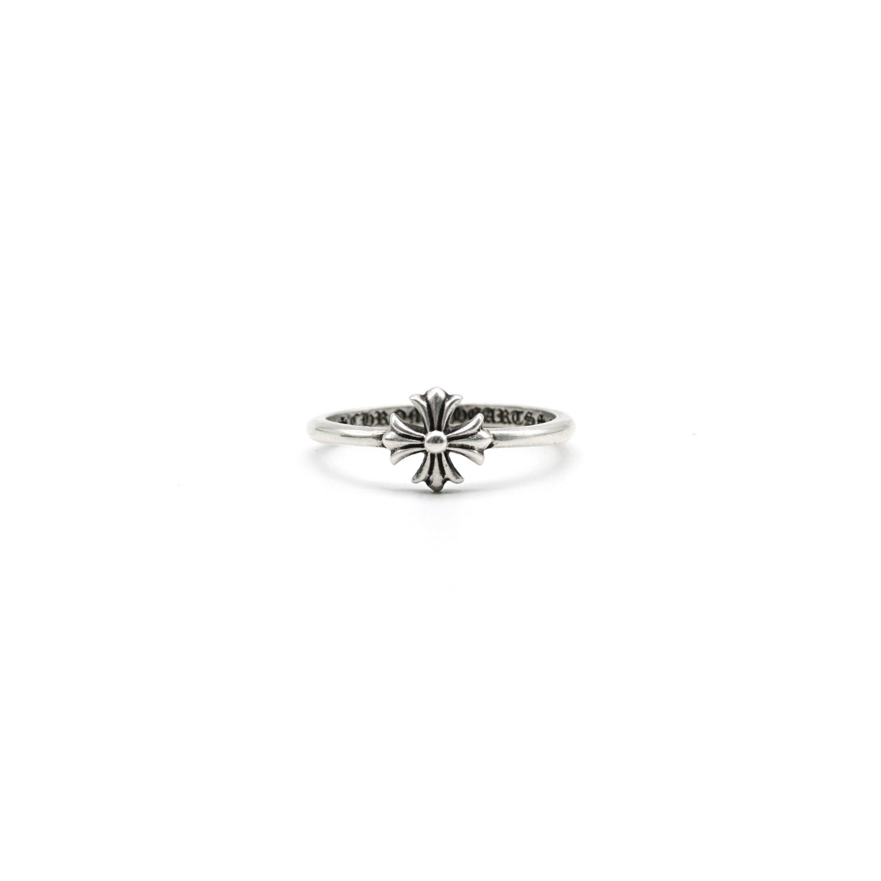 Chrome Hearts Chrome Hearts Silver Bubblegum Cross Ring Size ONE SIZE - 1 Thumbnail