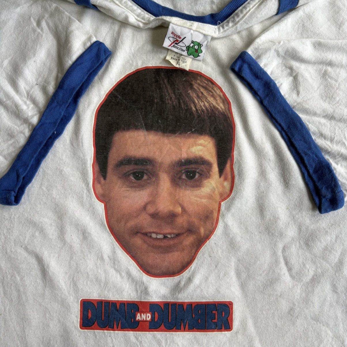 Ripple Junction Vintage Movie Dumb and Dumber Ringer Tee Official 2003 Size US XL / EU 56 / 4 - 4 Thumbnail