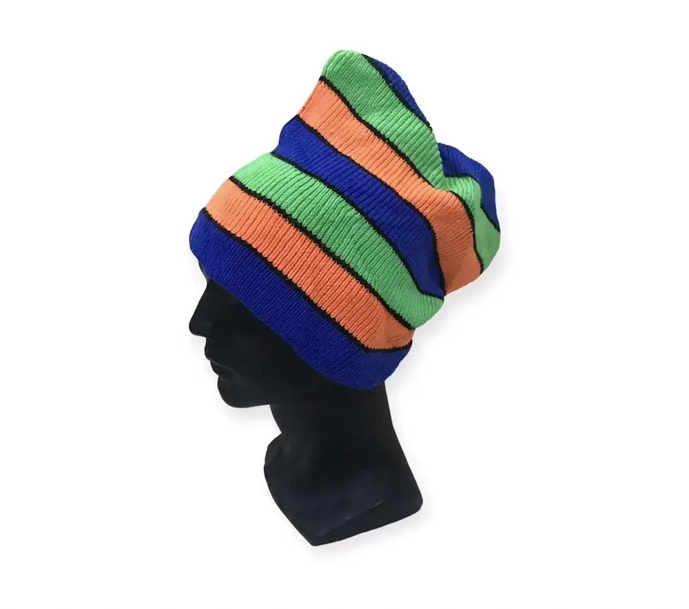 Goldwin × Vintage Goldwin Multicolour Stripe Beanie Hat Size ONE SIZE - 1 Thumbnail