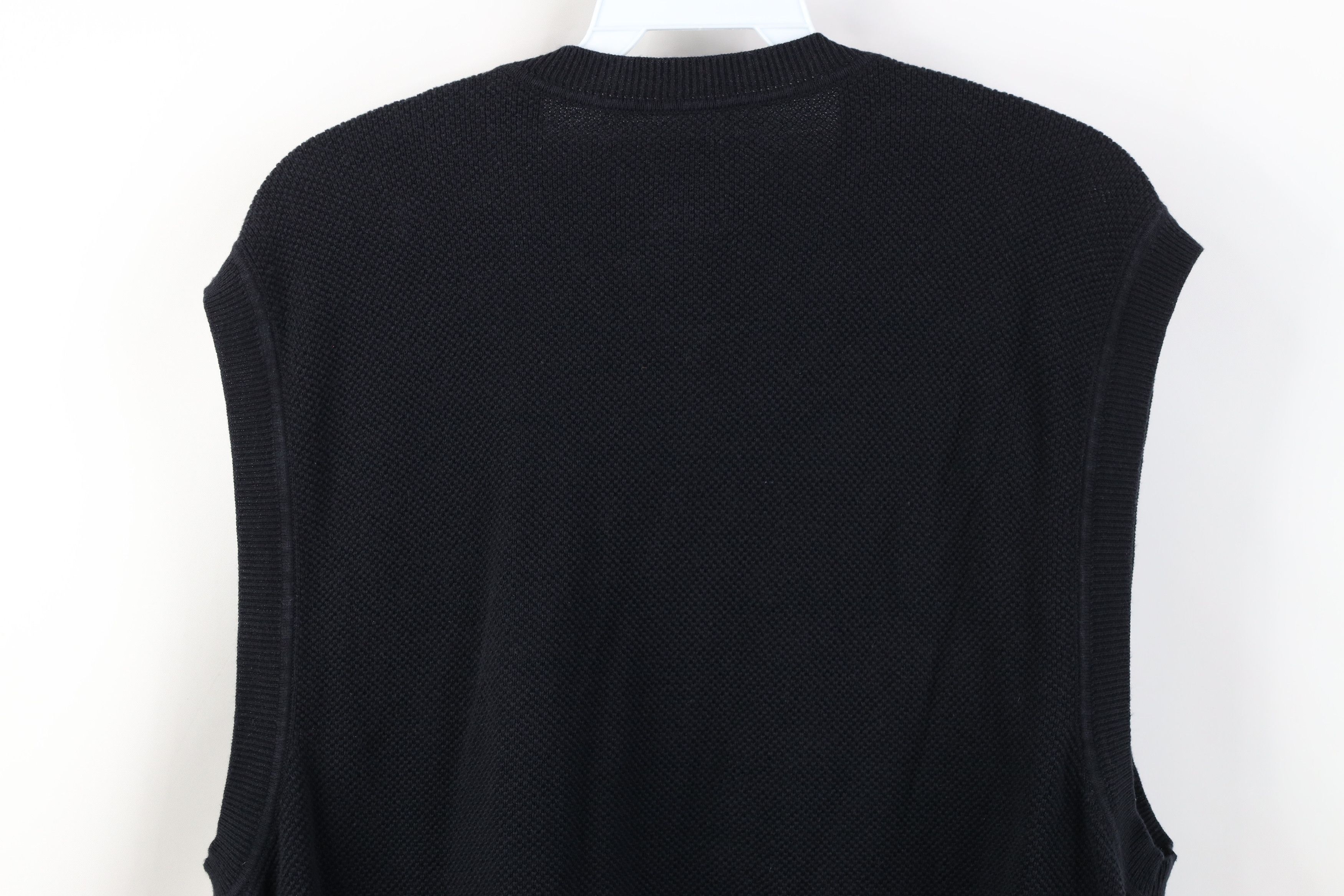 Vintage Vintage 90s Streetwear Thermal Waffle Knit Sweater Vest Size US L / EU 52-54 / 3 - 8 Thumbnail