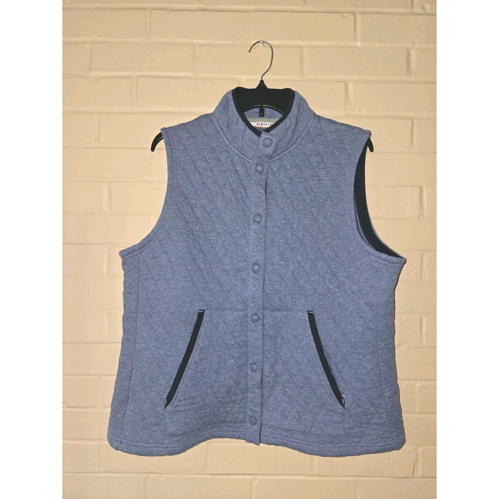 Orvis Orvis Jacquard Outdoor Breathable Quilted Vest Blue Size XL Size XL / US 12-14 / IT 48-50 - 1 Thumbnail