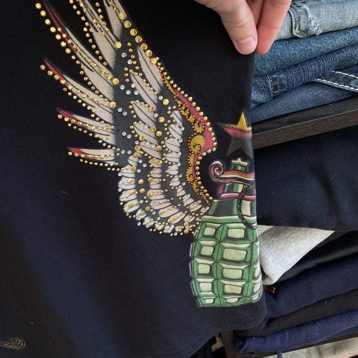 Christian Audigier Designer Christian Audigier ed hardy japanese y2k opium tee Size L / US 10 / IT 46 - 5 Thumbnail